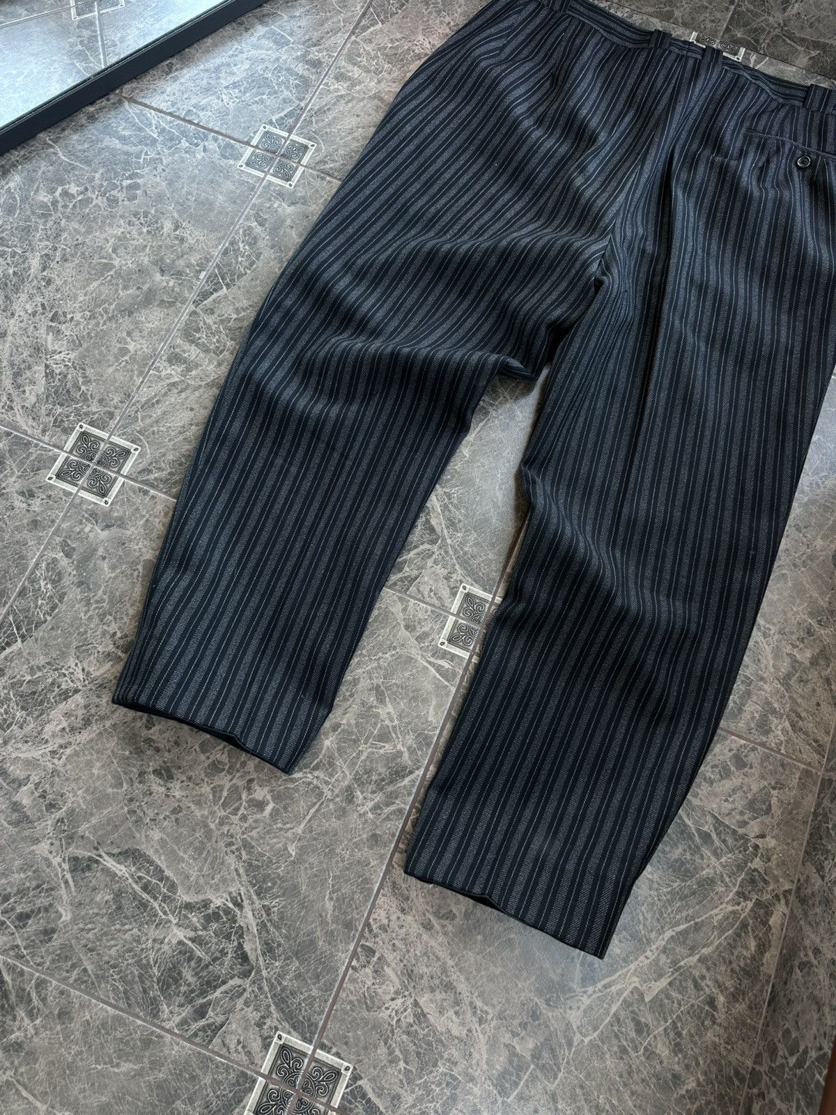 Other Vintage Edwardian Antique 1940s Men’s Wool Pants Sz XL Size US 36 / EU 52 - 11 Thumbnail