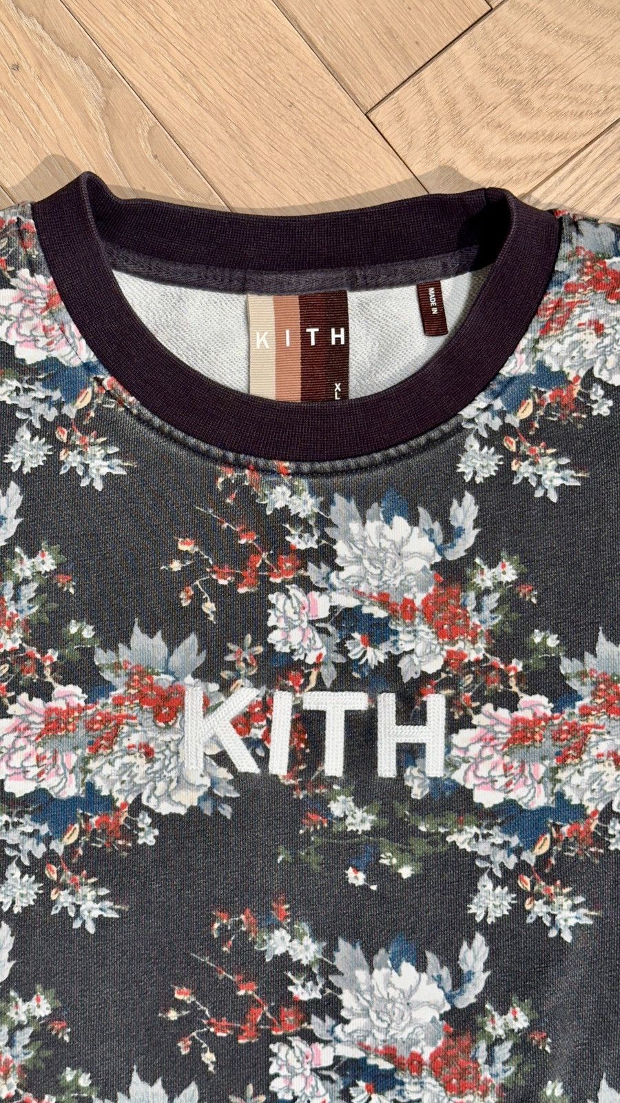Kith Kith Floral Panel Crewneck Size US XL / EU 56 / 4 - 5 Thumbnail