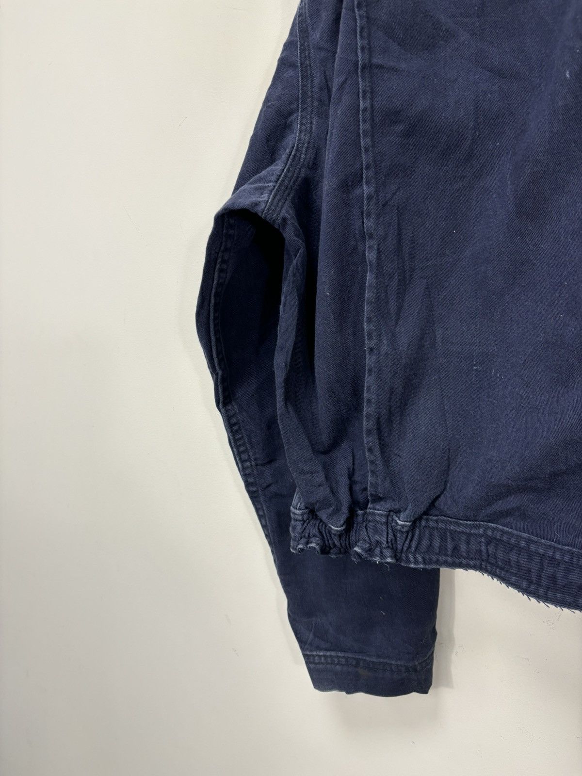 Carhartt Vintage Carhartt FR Navy Blue Workwear Boxy Cropped Jacket Size US L / EU 52-54 / 3 - 24 Thumbnail