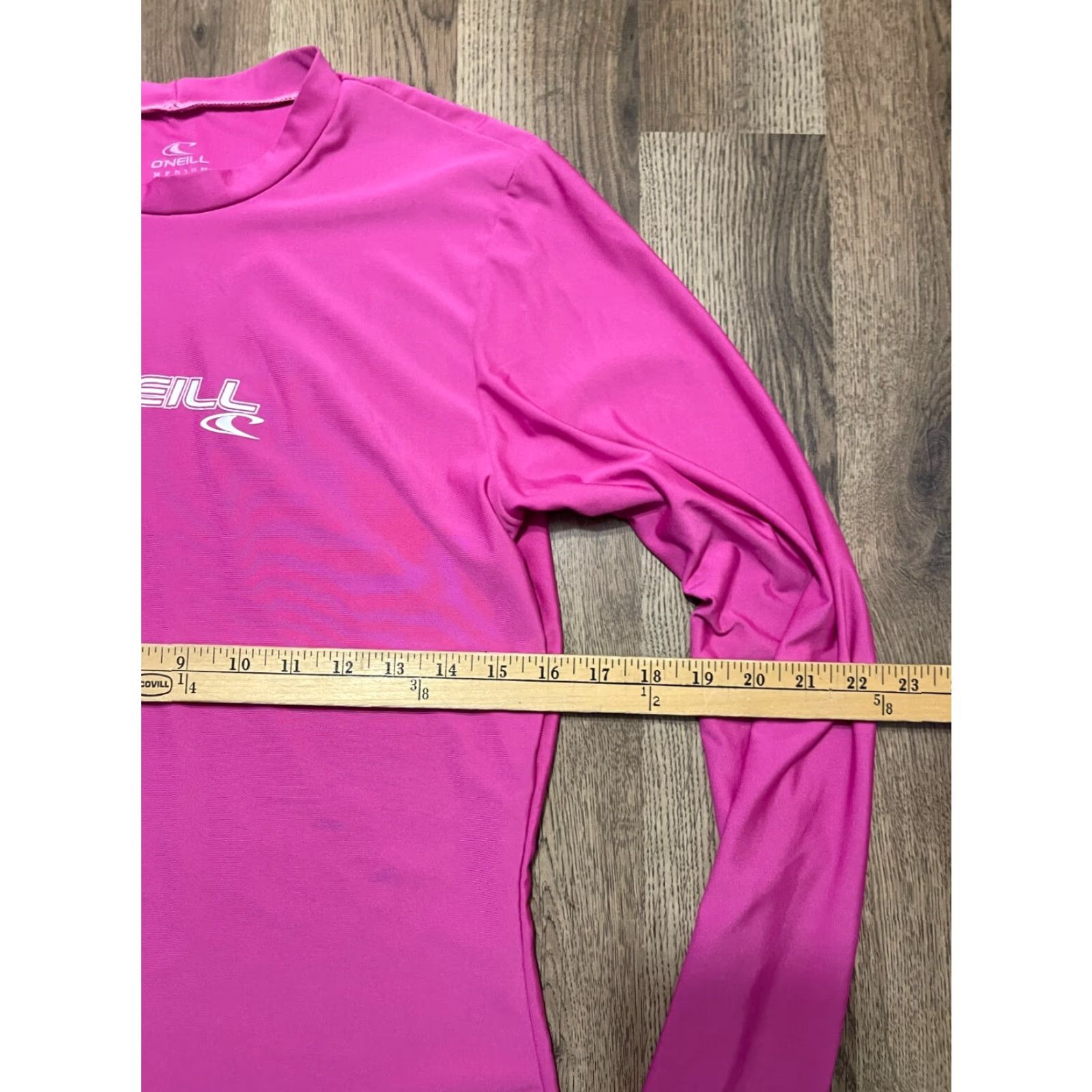 O'Neill O'Neill Shirt Womens Medium Pink Long Sleeve Logo Shirt Size M / US 6-8 / IT 42-44 - 6 Thumbnail