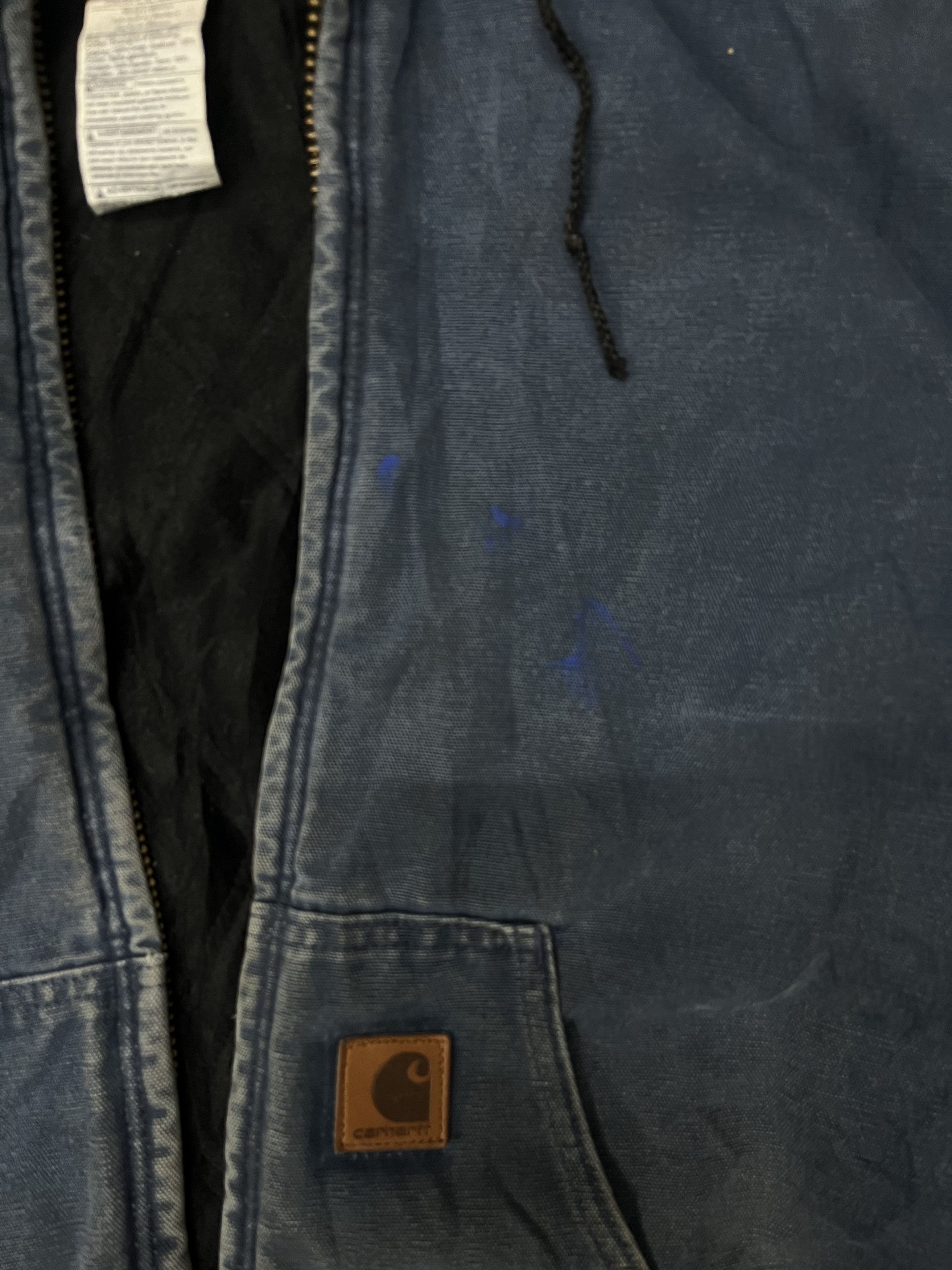 Carhartt × Vintage RARE💥 90’s Vintage Carhartt Active Jacket Blue J68 BLU Size US L / EU 52-54 / 3 - 13 Thumbnail