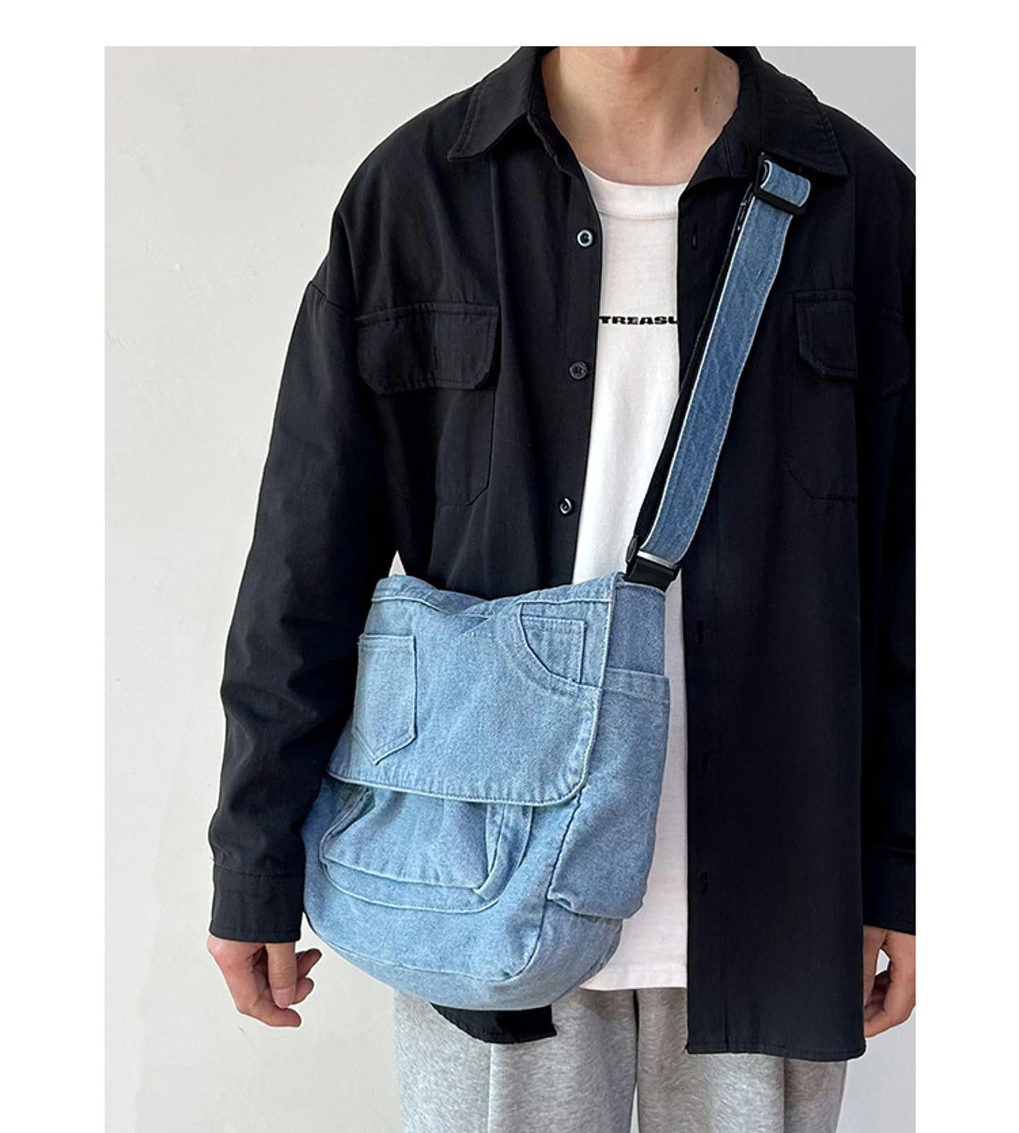 Other Casual Denim Messenger Bag Size ONE SIZE - 2 Thumbnail