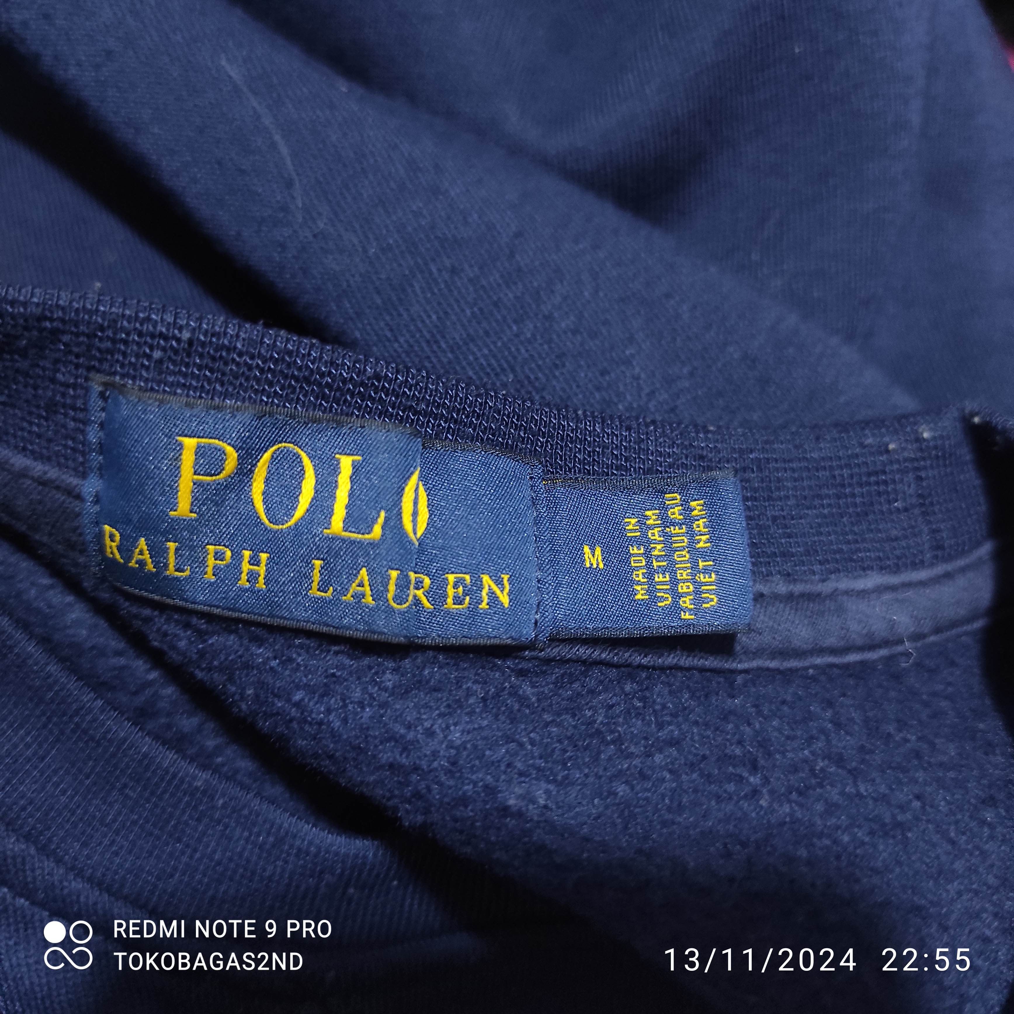 Polo Ralph Lauren Vintage POLO ralph lauren big spellout crewneck sweatshirt Size US M / EU 48-50 / 2 - 10 Thumbnail