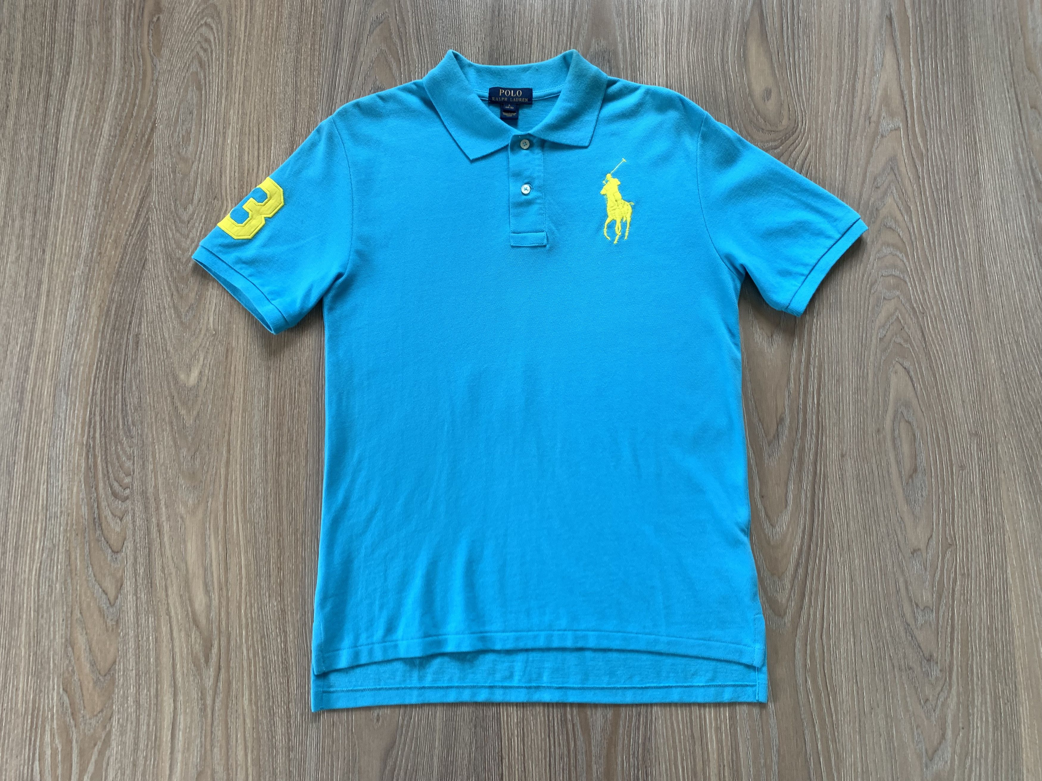 Polo Ralph Lauren × Ralph Lauren Polo Ralph Lauren Youth Cotton Light Blue Big Logo Polo Size US XXS / EU 40 - 2 Thumbnail