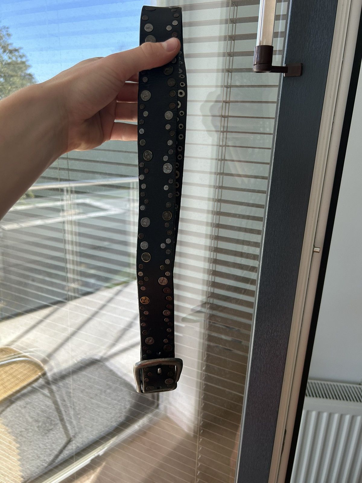 Japanese Brand × Vintage Vinatge leather Belt Size 34 - 4 Thumbnail