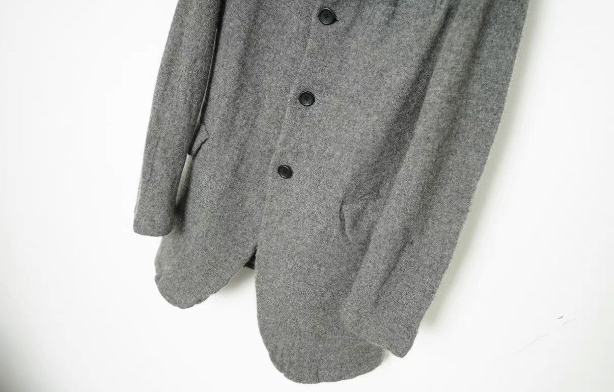 Comme des Garcons Comme des Garçons CDG Wool Artisanal Mid-Length Coat Size US M / EU 48-50 / 2 - 5 Thumbnail