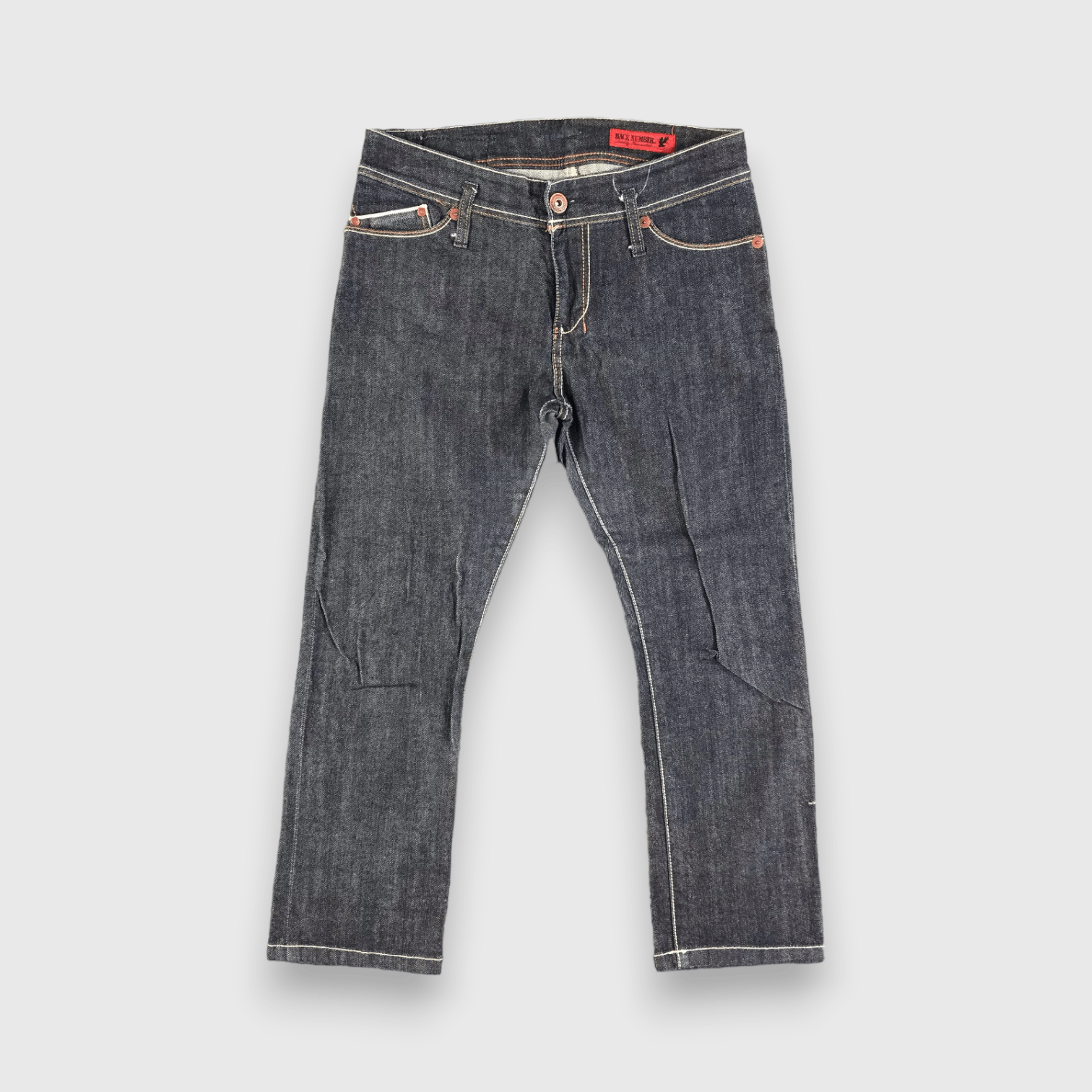 Japanese Brand Japanese Brand Back Number Redline Jeans-J2829 Size US 31 - 1 Thumbnail