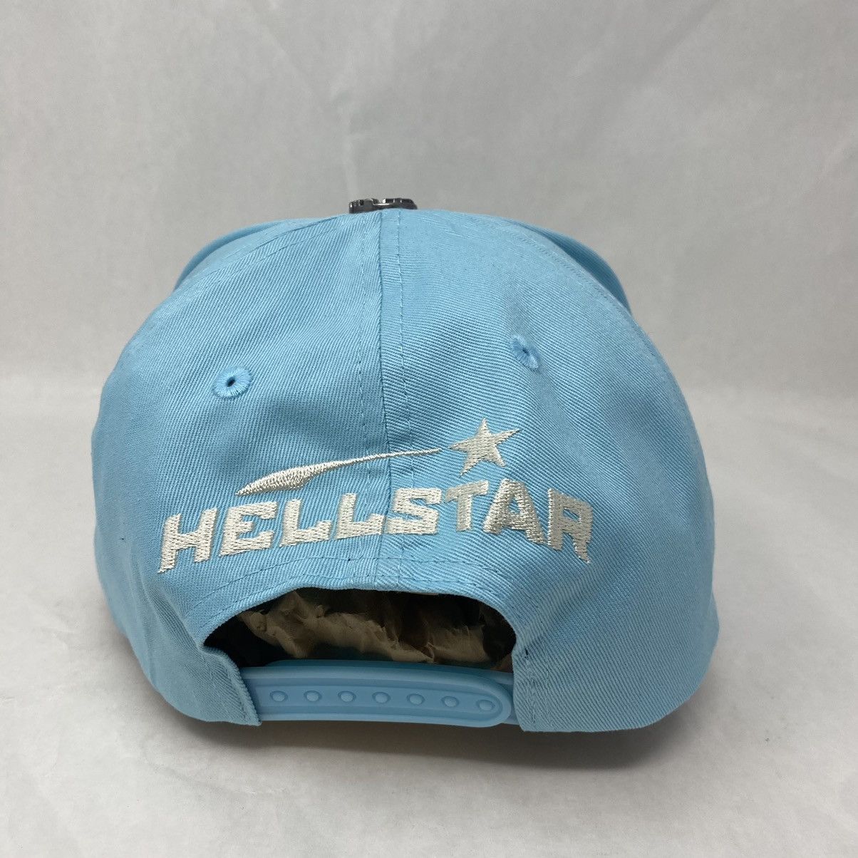 HELLSTAR Hellstar OG Logo Snapback Baby Blue Hat Size ONE SIZE - 4 Thumbnail