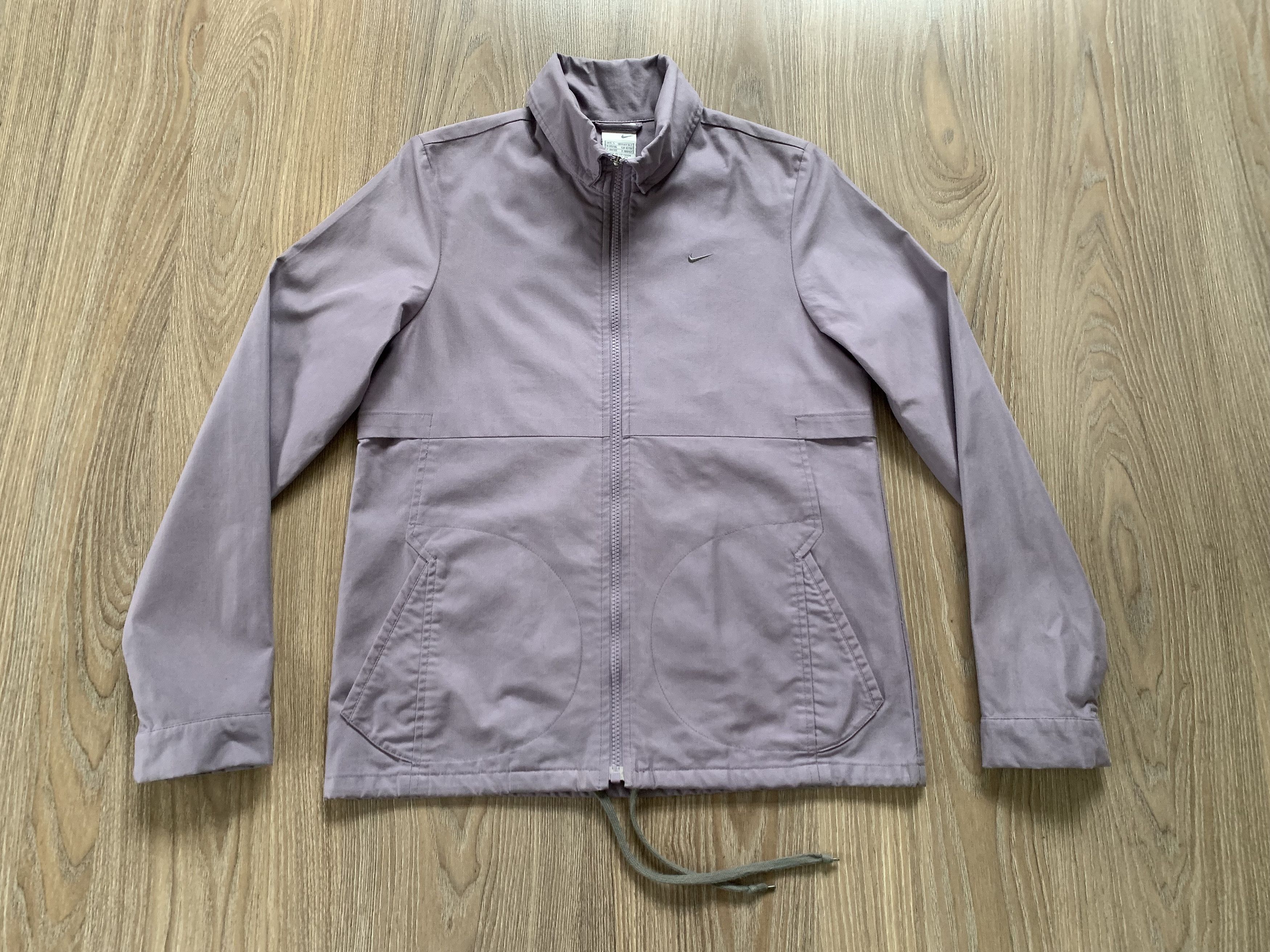 Nike Nike Womens Vintage Purple Light Windbreaker Zip Jacket Size S / US 4 / IT 40 - 2 Thumbnail