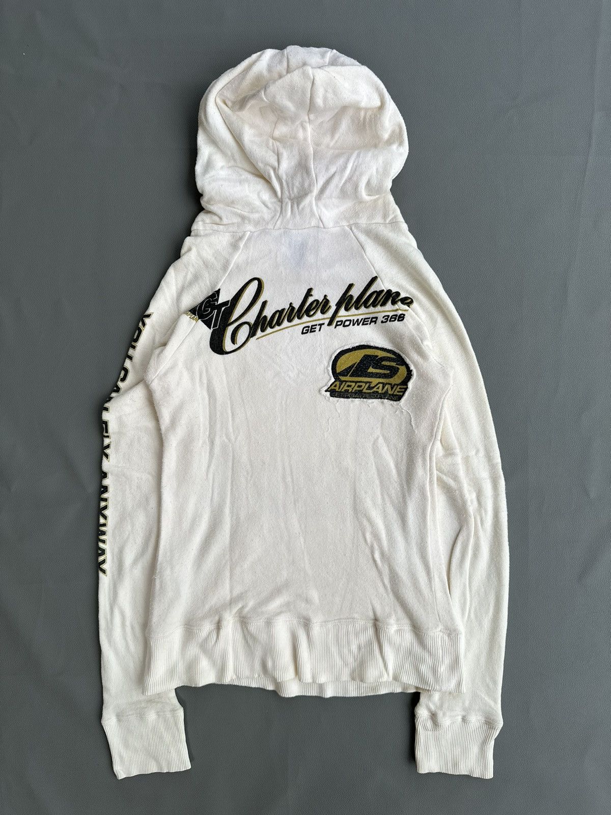 Hysteric Glamour DISTRESSED IS AIRPLANE JET POWER 366 HOODIE LGB STYLE Size US XS / EU 42 / 0 - 2 Thumbnail