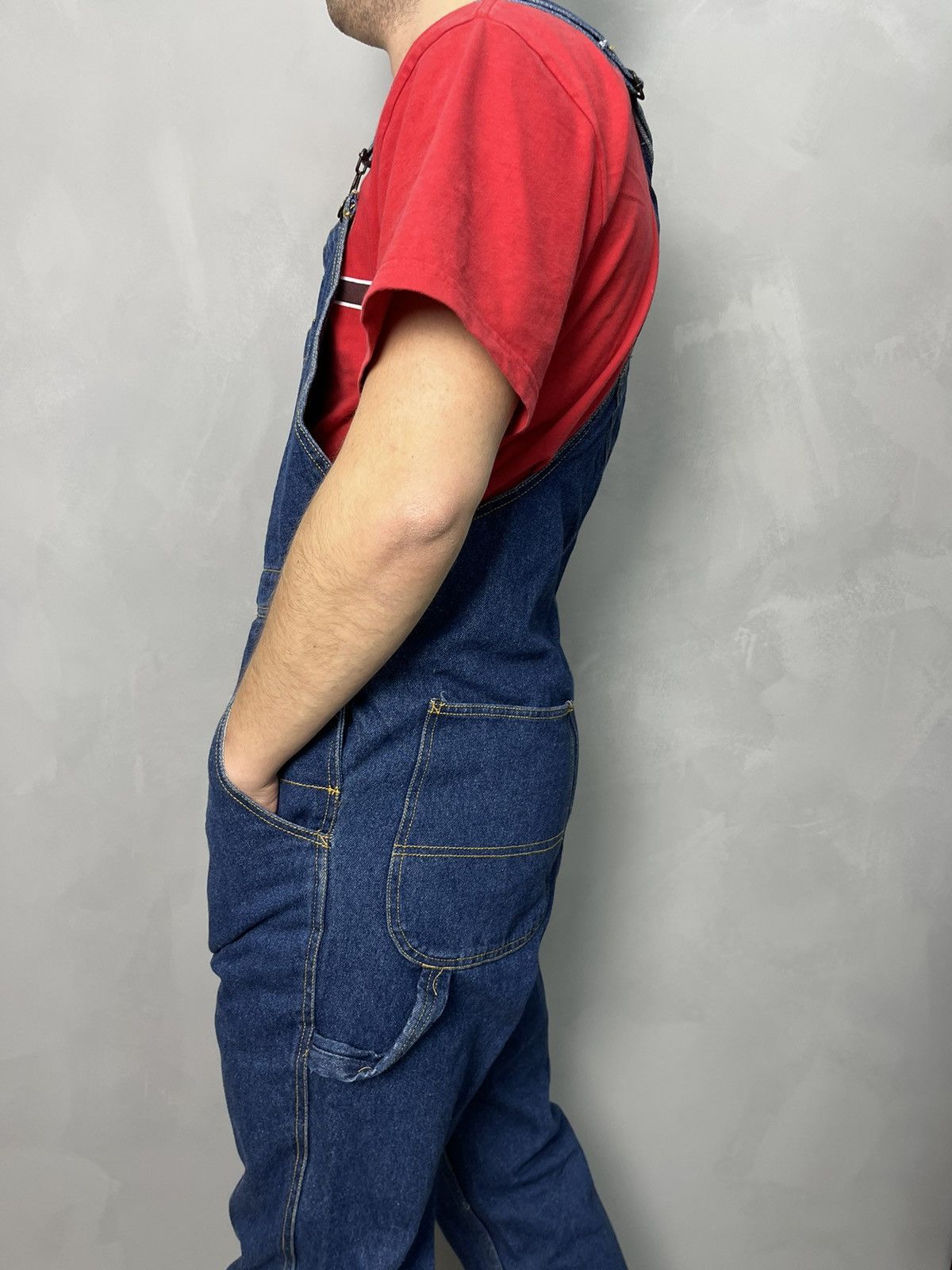 Karl Kani Vintage Karl Kani Denim Overalls Jumpsuit streetwear Y2K Size US 32 / EU 48 - 5 Thumbnail