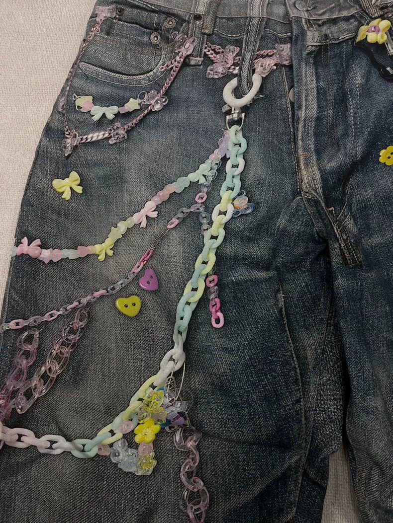 Acne Studios acne studios Candy chain wide-leg jeans 2504-Nextarrow Size US 38 / EU 54 - 3 Thumbnail