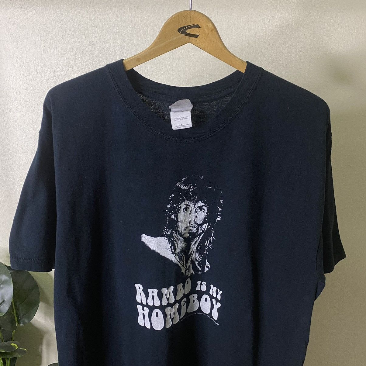 Other Vintage 2000s Sylvester Stallone Rambo Is My Homeboy Promo T Size US L / EU 52-54 / 3 - 2 Thumbnail