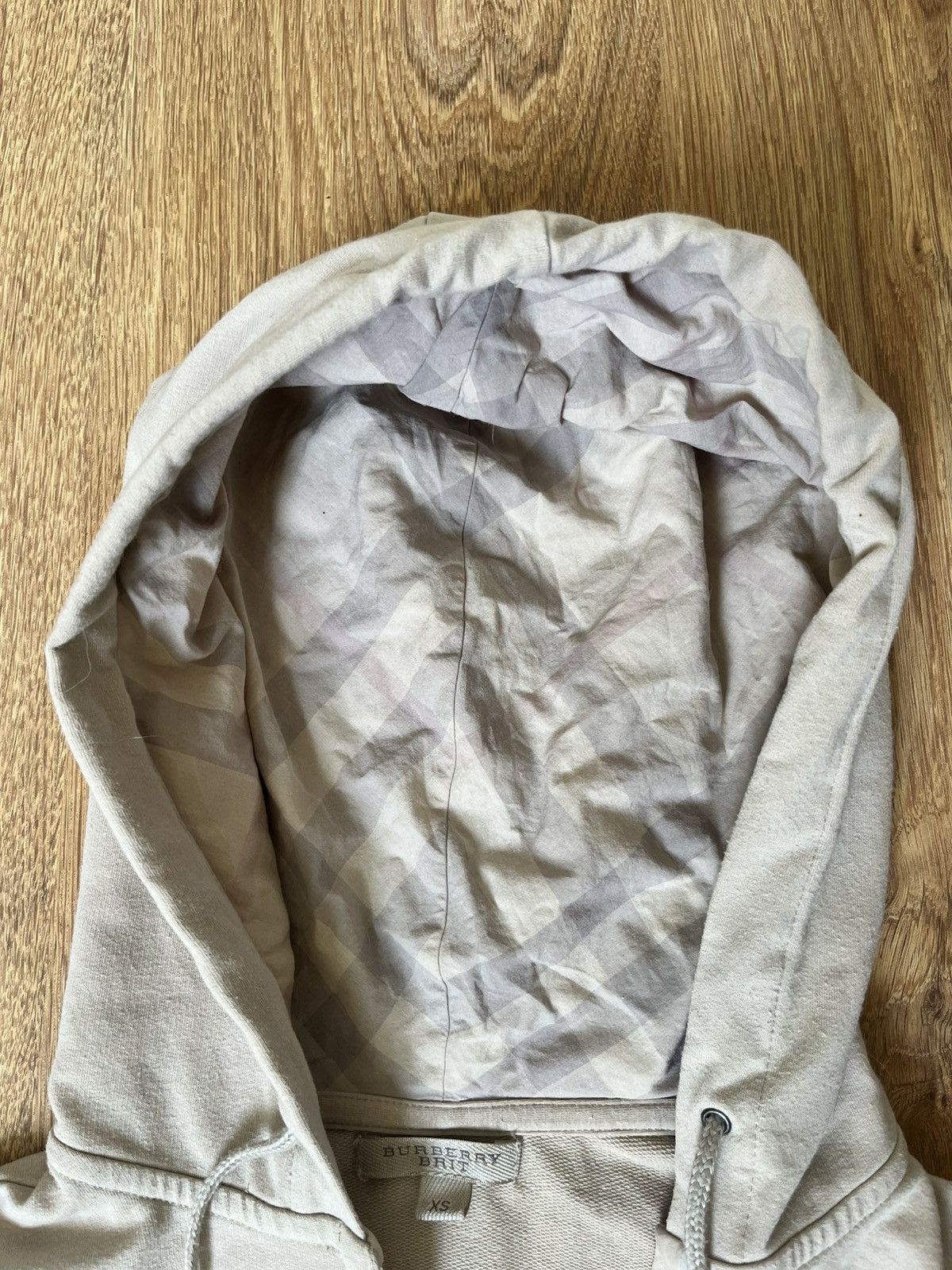 Burberry Vintage Burberry V-neck Hoodie Sweatshirt nova check Y2K Size S / US 4 / IT 40 - 4 Thumbnail
