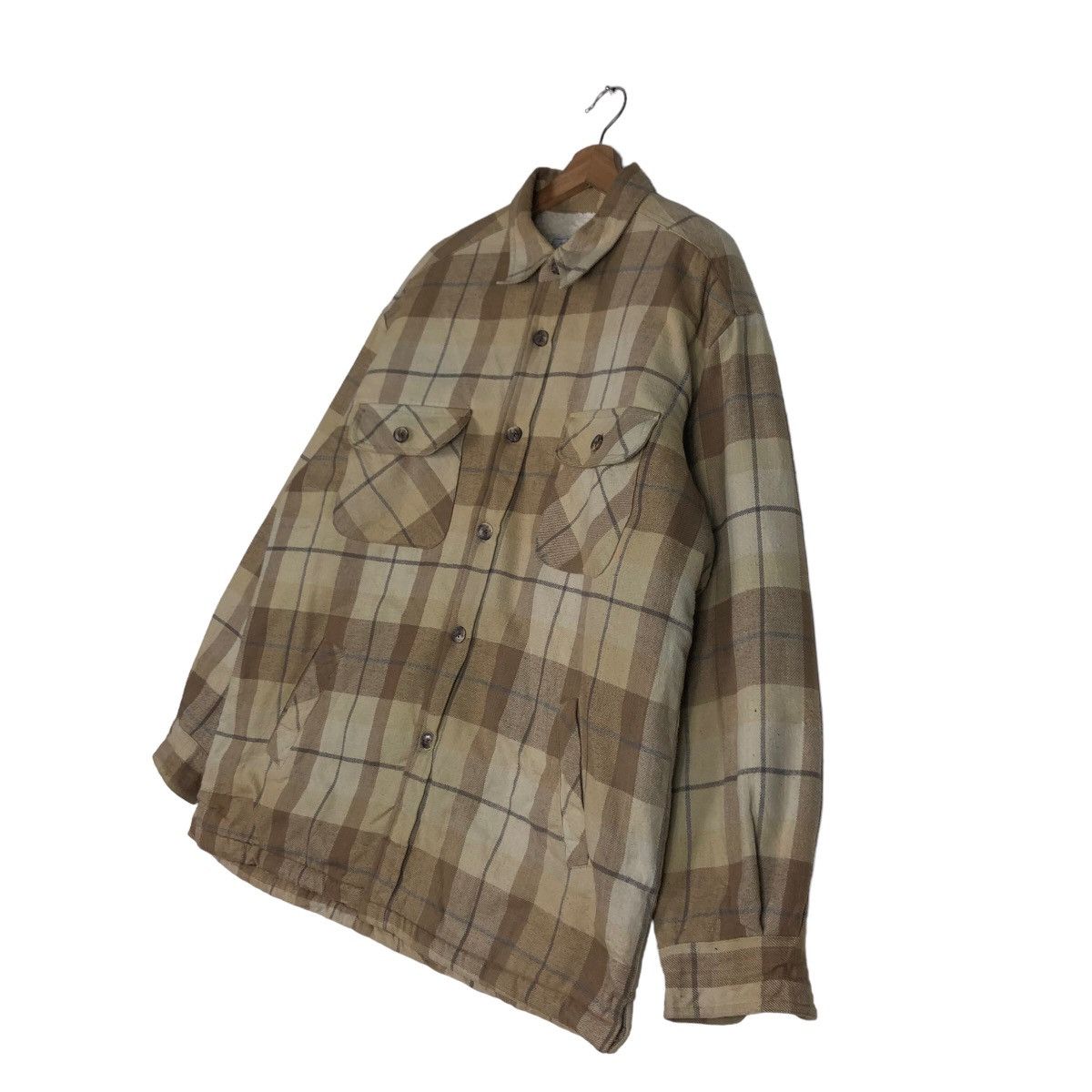 Flannel 🔥Vtg Flanne Jacket Seahop Japan Tartan Design Issey Miyake Size US L / EU 52-54 / 3 - 2 Thumbnail