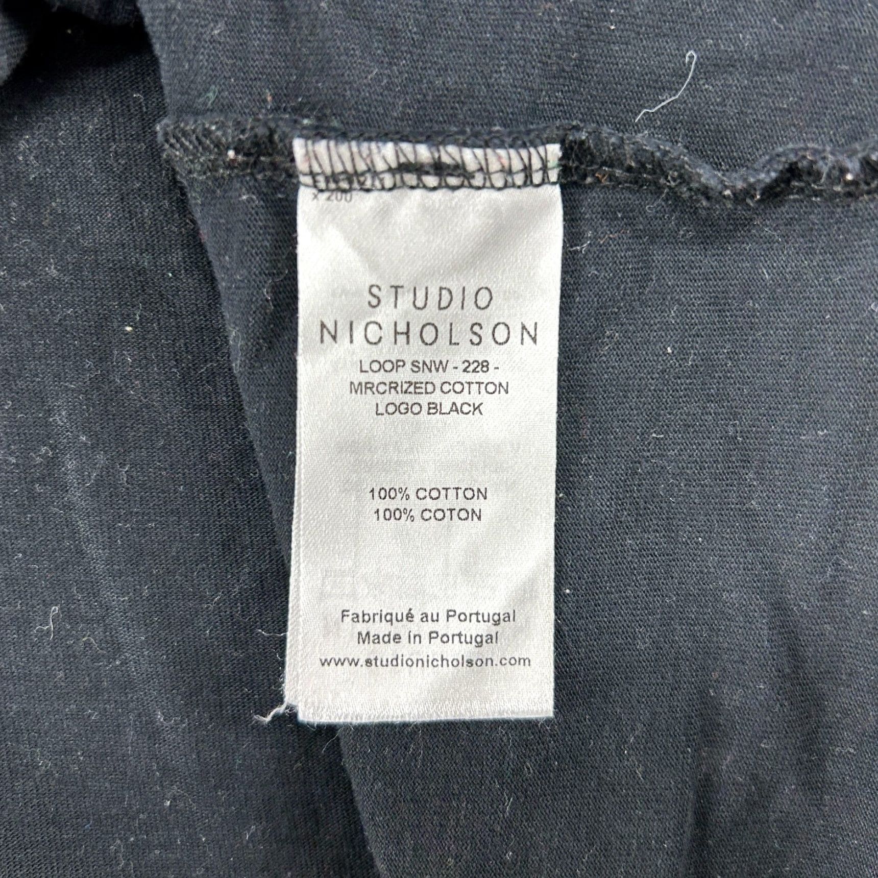 Studio Nicholson VINTAGE Studio Nicholson Sweatshirt Women 1 Black Pullover Cropped Cotton Oversized Boxy Crew Neck Logo Fleece 90s Skull Sweatshirt Womens Size XS / US 0-2 / IT 36-38 - 6 Thumbnail