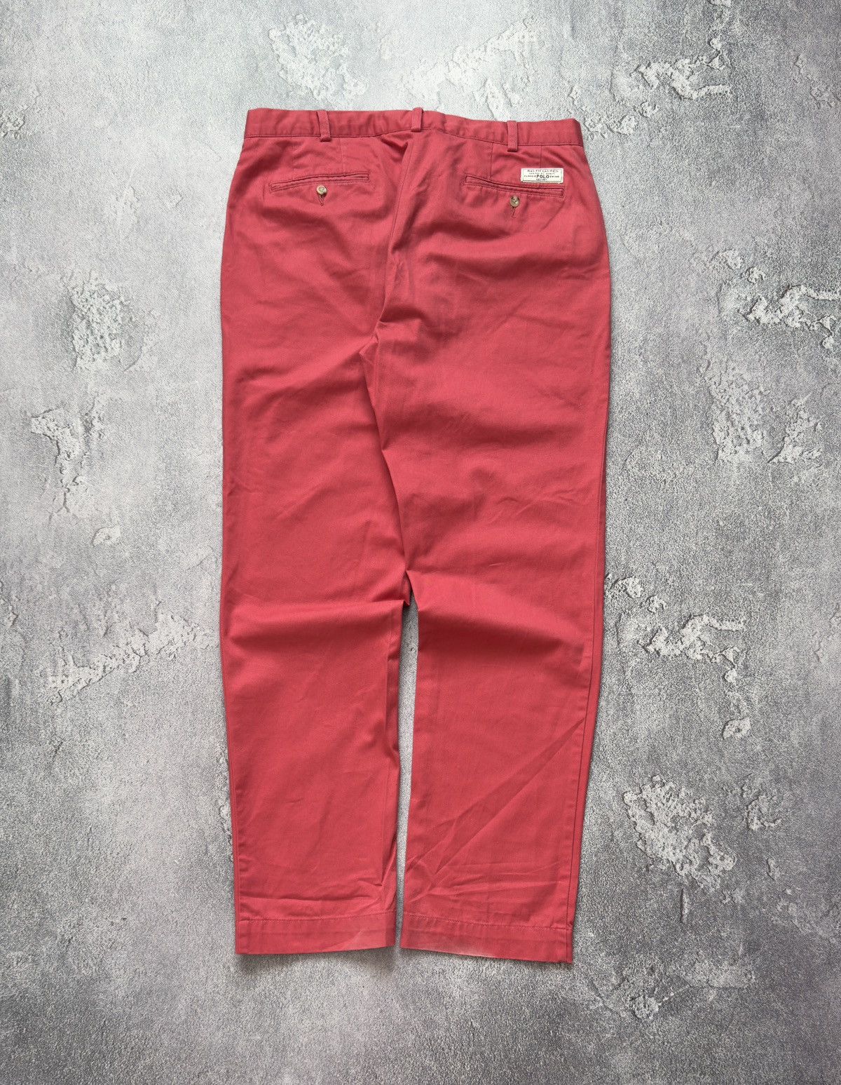 Polo Ralph Lauren Polo Ralph Lauren 36/32 pink chino pant trouser Jean 90s Size US 36 / EU 52 - 5 Thumbnail