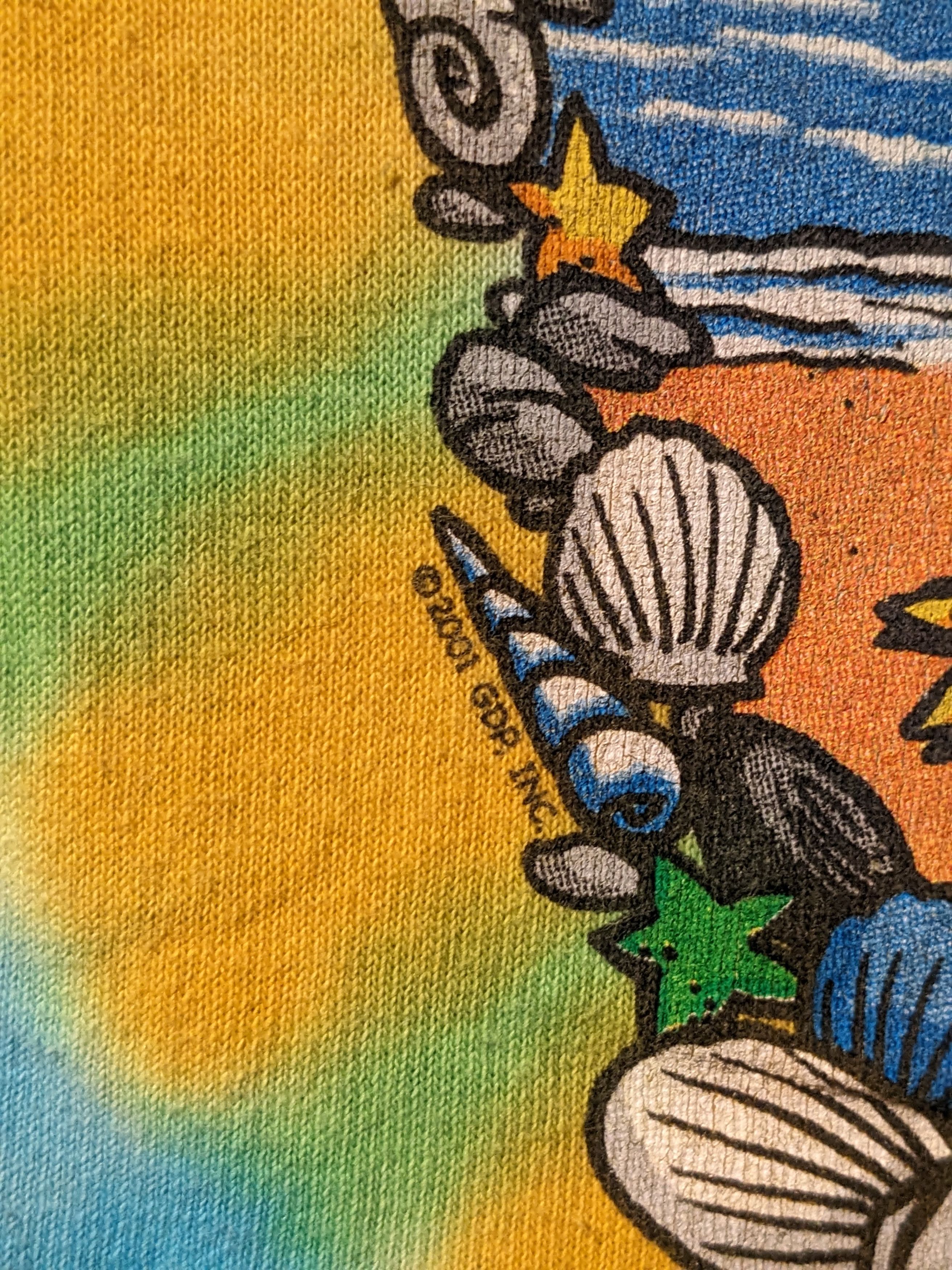 Grateful Dead × Liquid Blue Grateful Dead Surf Wear Summer Time 2001 Small T-Shirt Size US S / EU 44-46 / 1 - 4 Thumbnail