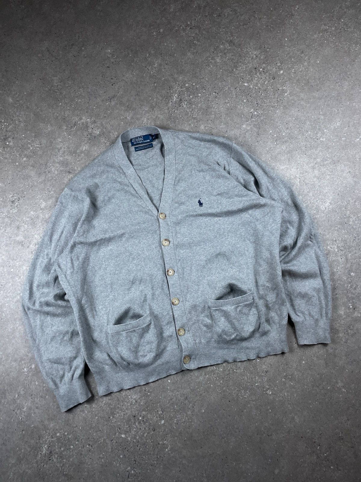 Polo Ralph Lauren 90s Vintage Polo Ralph Lauren cardigan knit sweater Size US XL / EU 56 / 4 - 1 Thumbnail