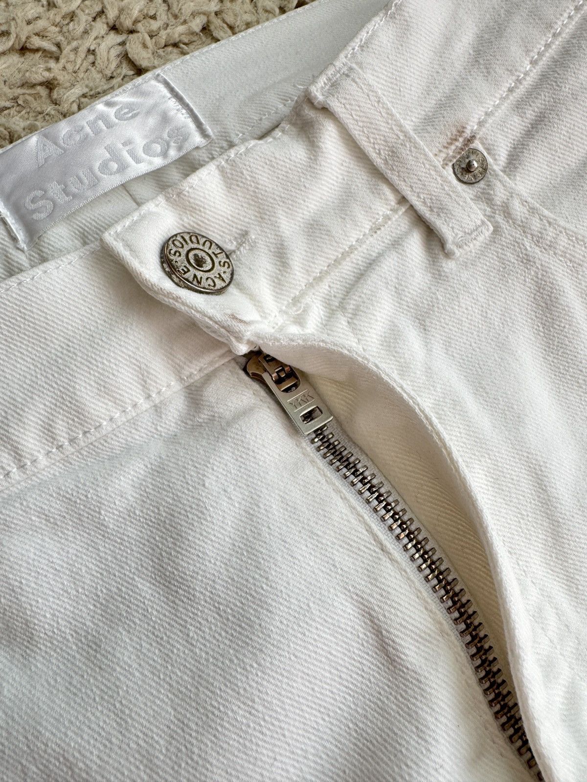 Acne Studios Acne Studios Ace White Jeans Size 33 Size US 33 - 8 Thumbnail