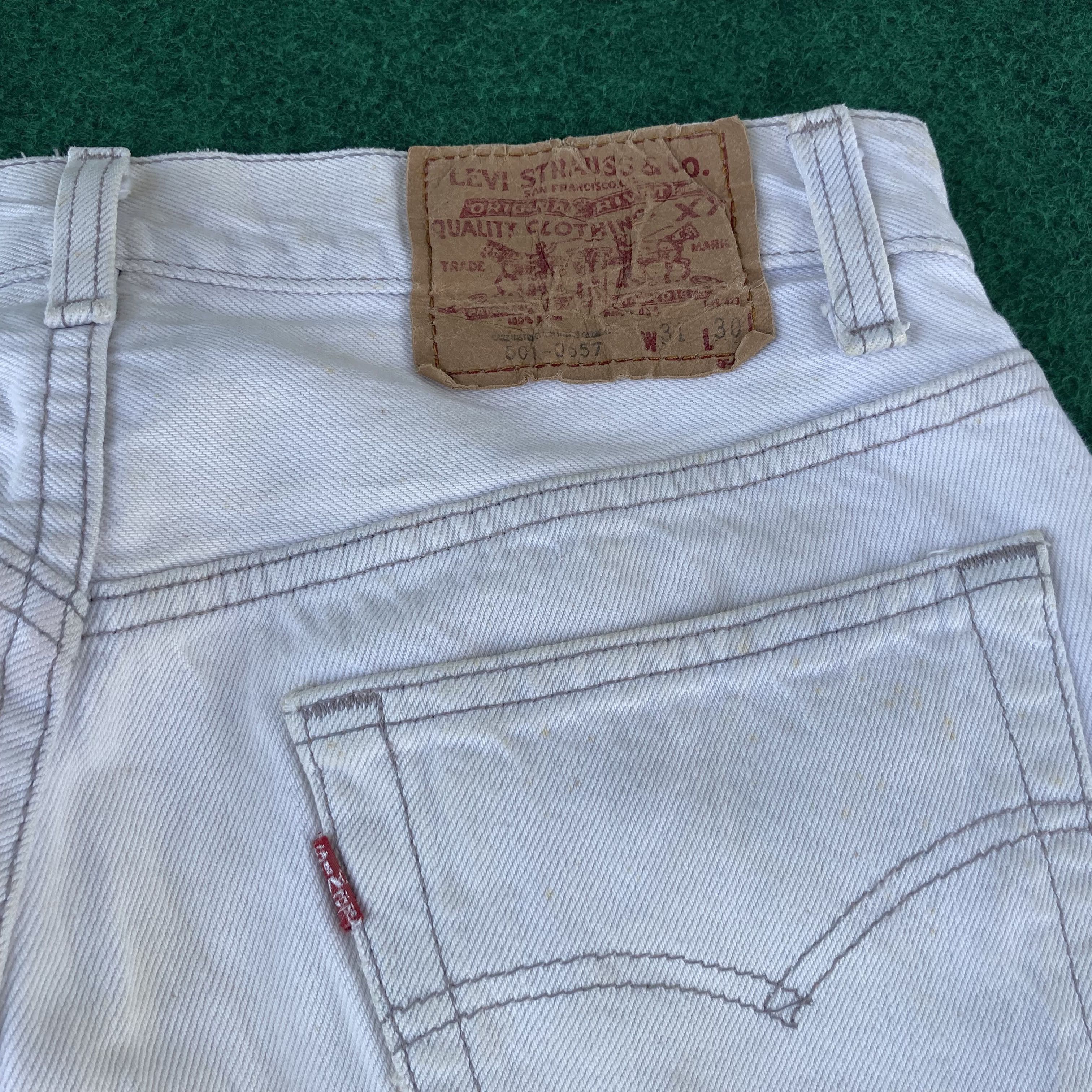 Levi's × Vintage Vtg Levis 501 Sz 29 Stains Paint Faded Punk Grunge Jeans Size US 29 - 9 Thumbnail