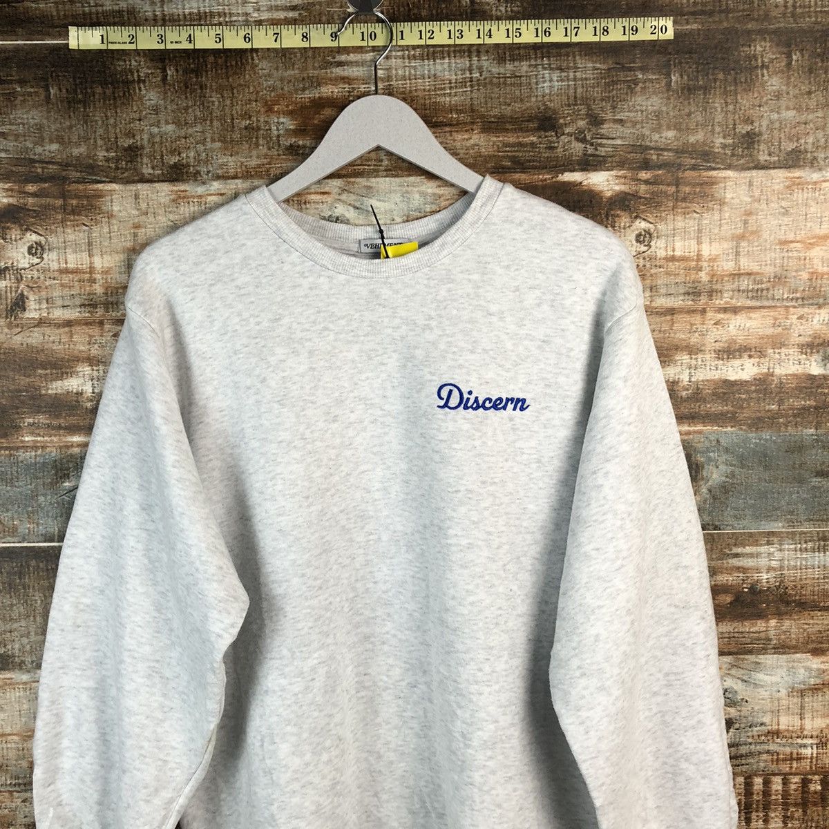 Japanese Brand Vehement Grey love vintage Sweatshirt #A1934 Size US M / EU 48-50 / 2 - 8 Thumbnail