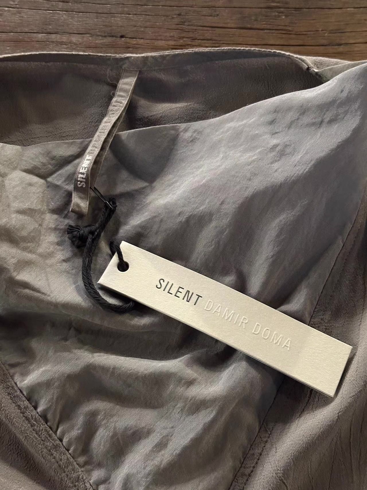 Silent By Damir Doma Silent by Damir Doma Women's Light Grey Knotted Dress Ｑ25 Size S / US 4 / IT 40 - 2 Thumbnail