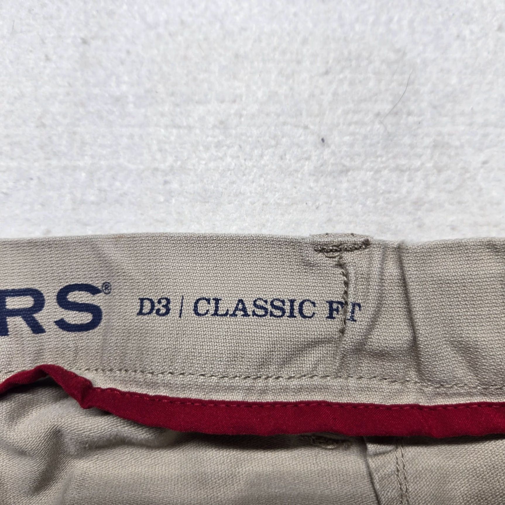 Dockers DOCKERS Khaki Pant Straight Leg 100% Cotton Beige Adult Men 36x30 Casual Preppy Pant Mens Size US 36 / EU 52 - 4 Thumbnail