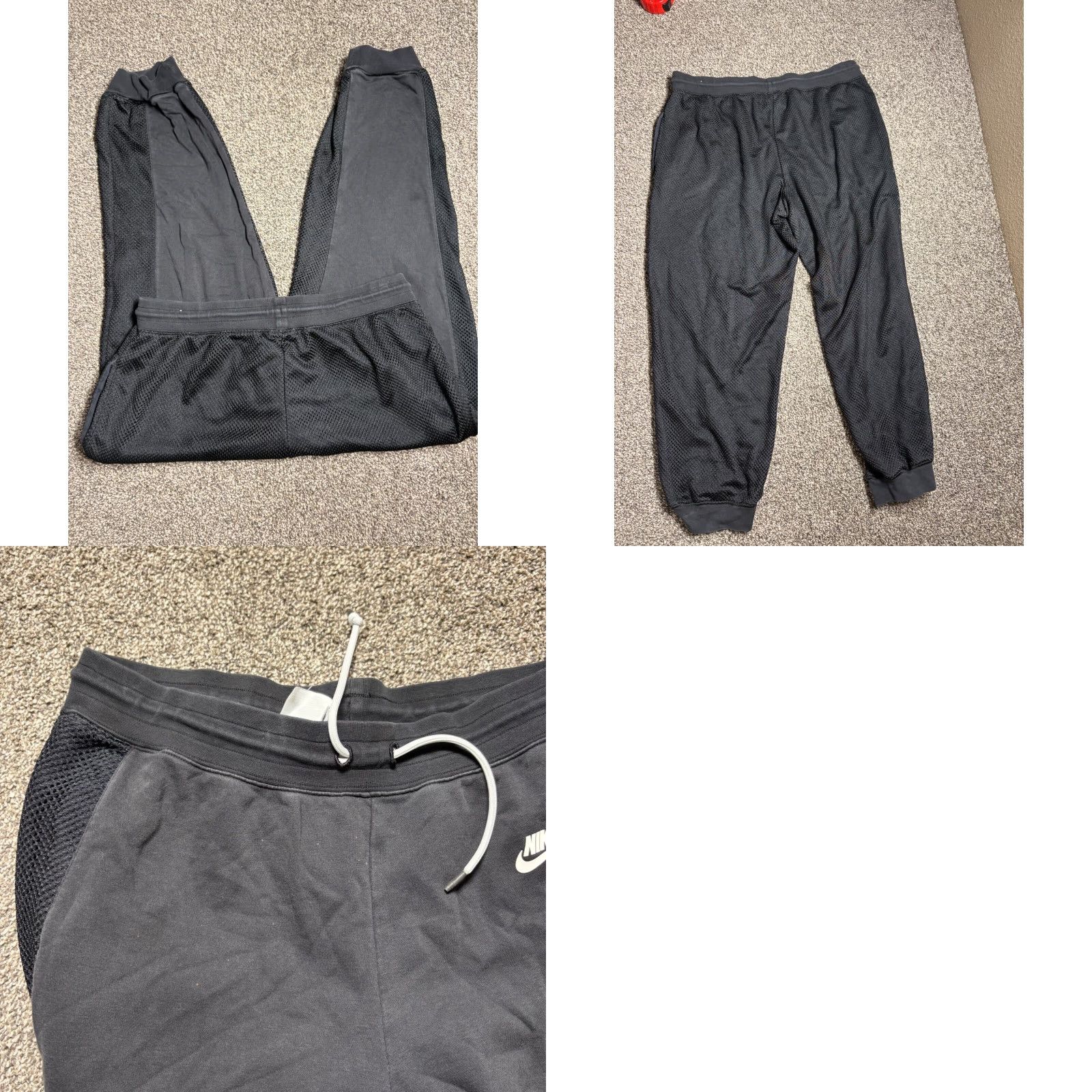 Nike Nike Tennis Joggers Pants Womens XL Black Serena Williams Design Crew Fleece DD3862 Size 40" / US 18 - 8 Thumbnail