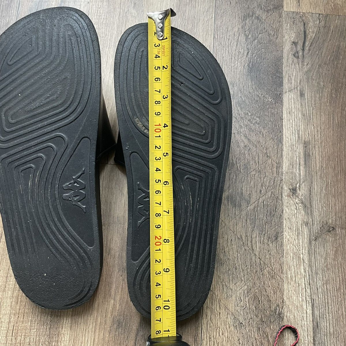 Kappa Kappa Black Unisex Sporty Slide Sandals Size US 8 / EU 41 - 3 Thumbnail