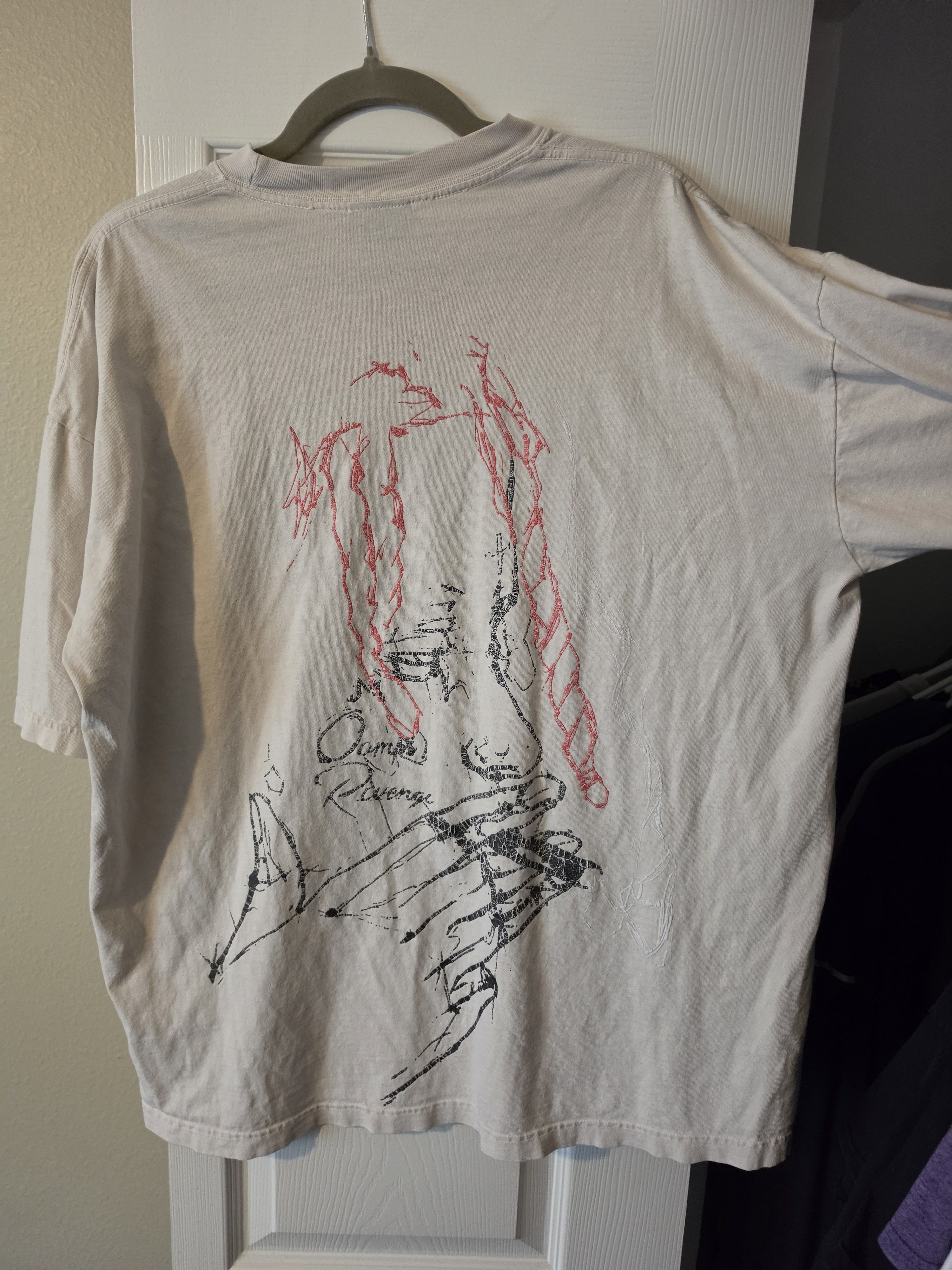 Revenge × Trippie Redd Revenge x Trippie Redd Tan Trippie Smoking Shirt Used Size US XL / EU 56 / 4 - 3 Thumbnail