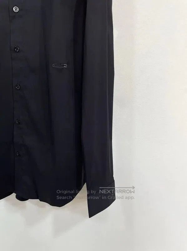 Moschino Moschino Black Cotton Long Sleeve Shirt . Size US M / EU 48-50 / 2 - 3 Thumbnail