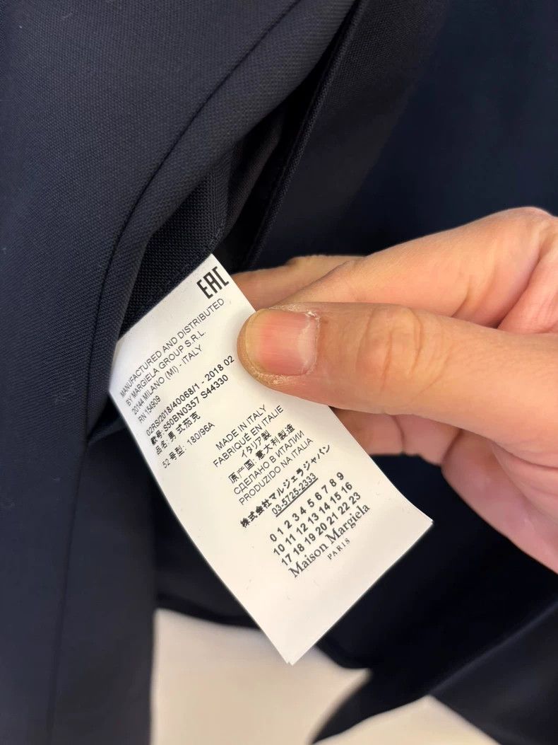 Maison Margiela Maison Margiela Collarless woven wool suit 2502-Nextarrow Size 52R - 5 Thumbnail