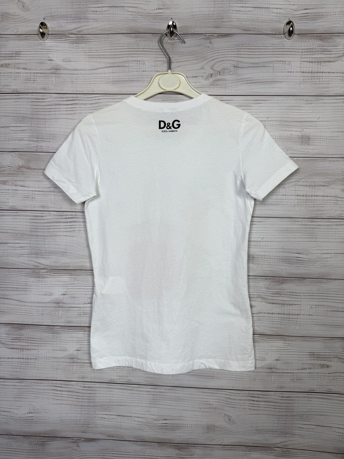 Dolce & Gabbana Y2K DOLCE GABANNA D&G LOGO TEE Size US XS / EU 42 / 0 - 2 Thumbnail