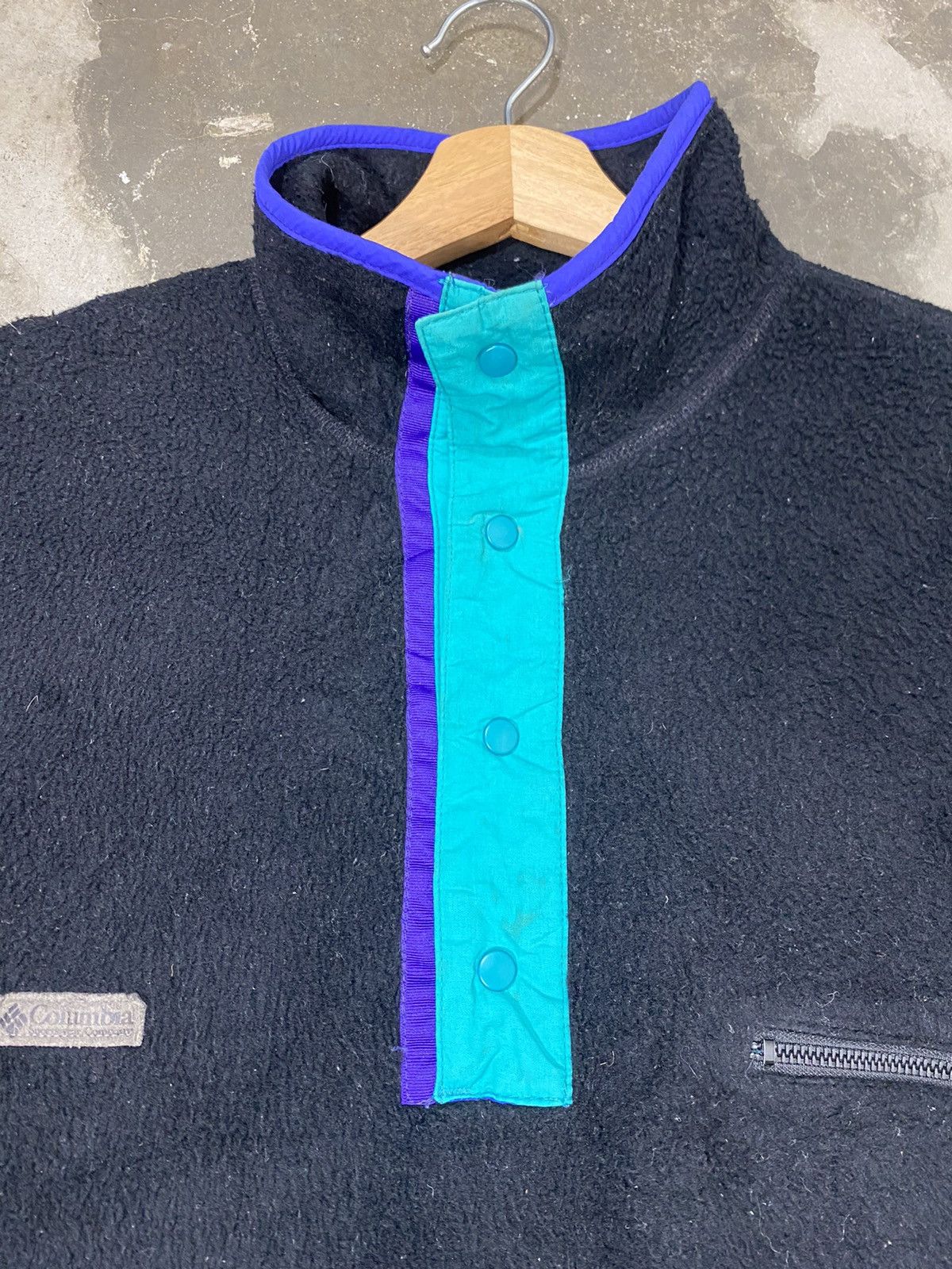 Columbia × Vintage A12 Rare - Vintage Columbia Half Buttons Fleece Size US L / EU 52-54 / 3 - 6 Thumbnail