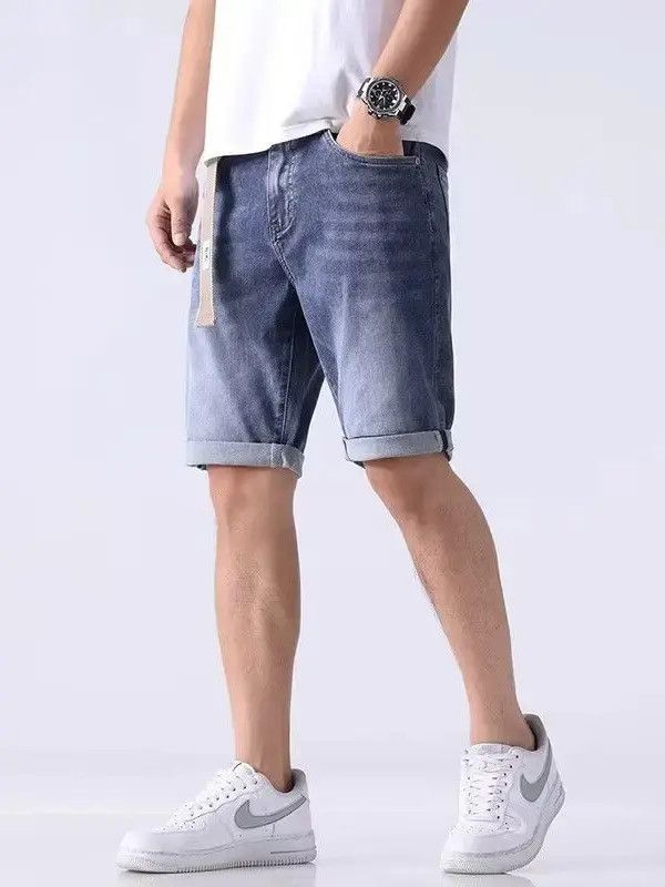 Japanese Brand Loose straight denim shorts Size US 32 / EU 48 - 1 Thumbnail
