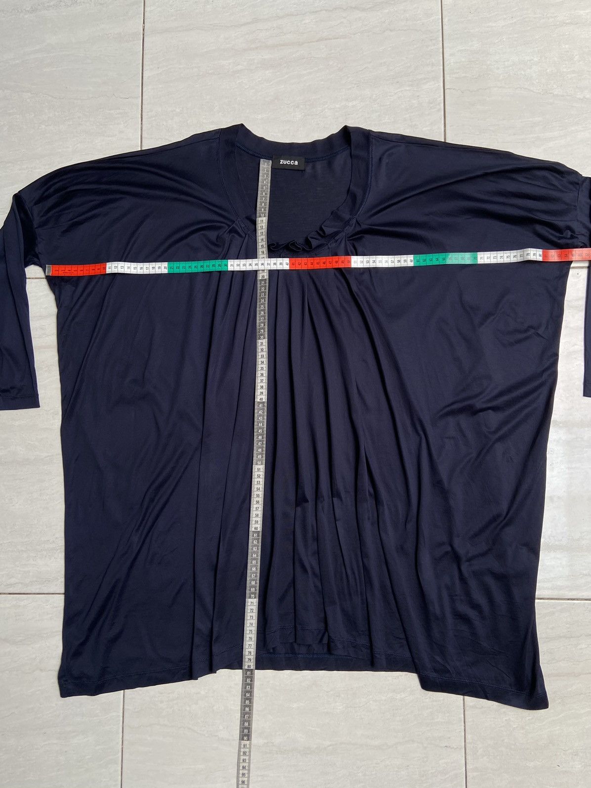 ZUCCA Navy Long T-Shirt