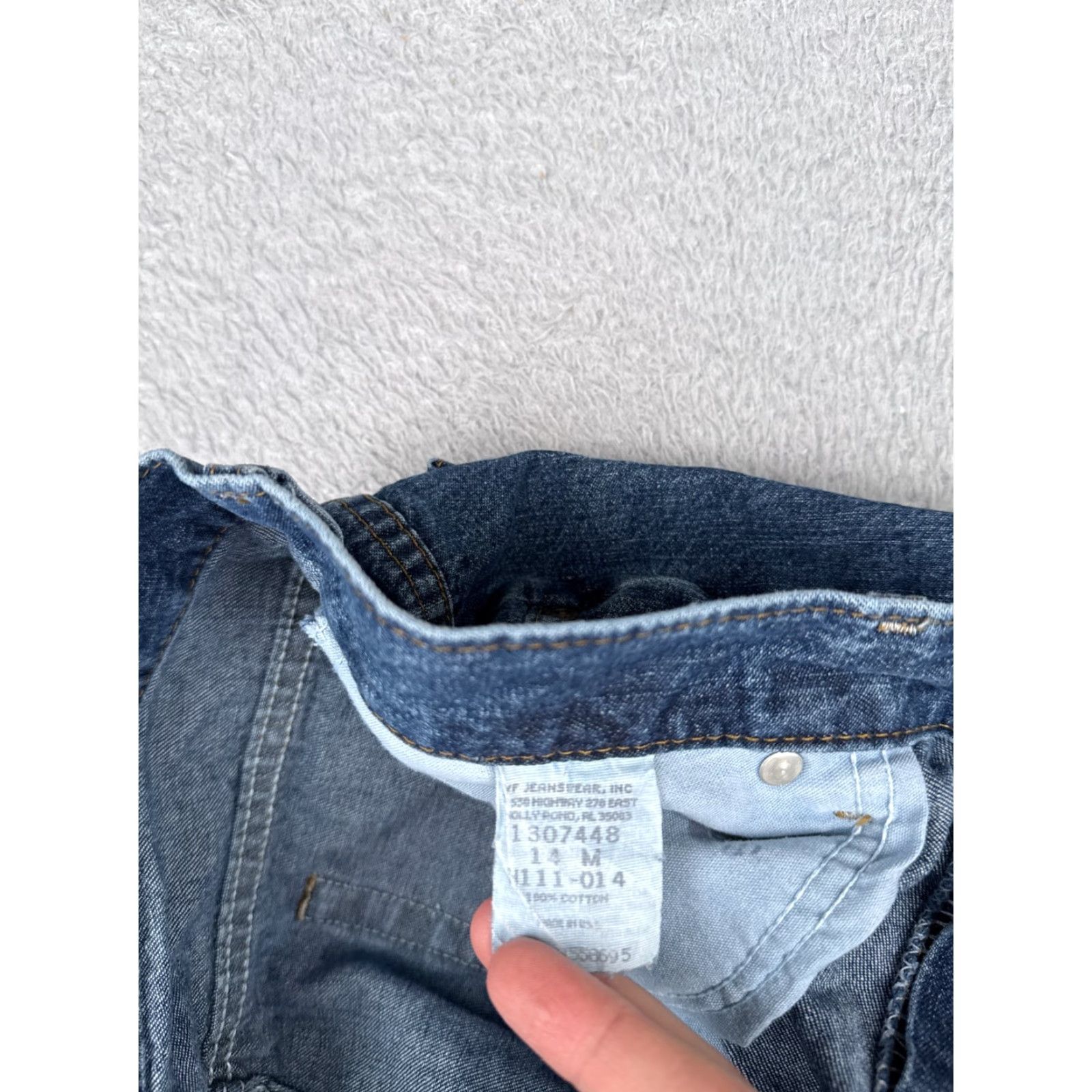Lee VINTAGE Lee Blue Denim Jeans Bootcut Women 14 High Rise 32x30 5-Pocket Denim Cotton Blend Regular 32 in Inseam 30 in USA Shirt/Jeans? Size 36" / US 14 / IT 50 - 6 Thumbnail