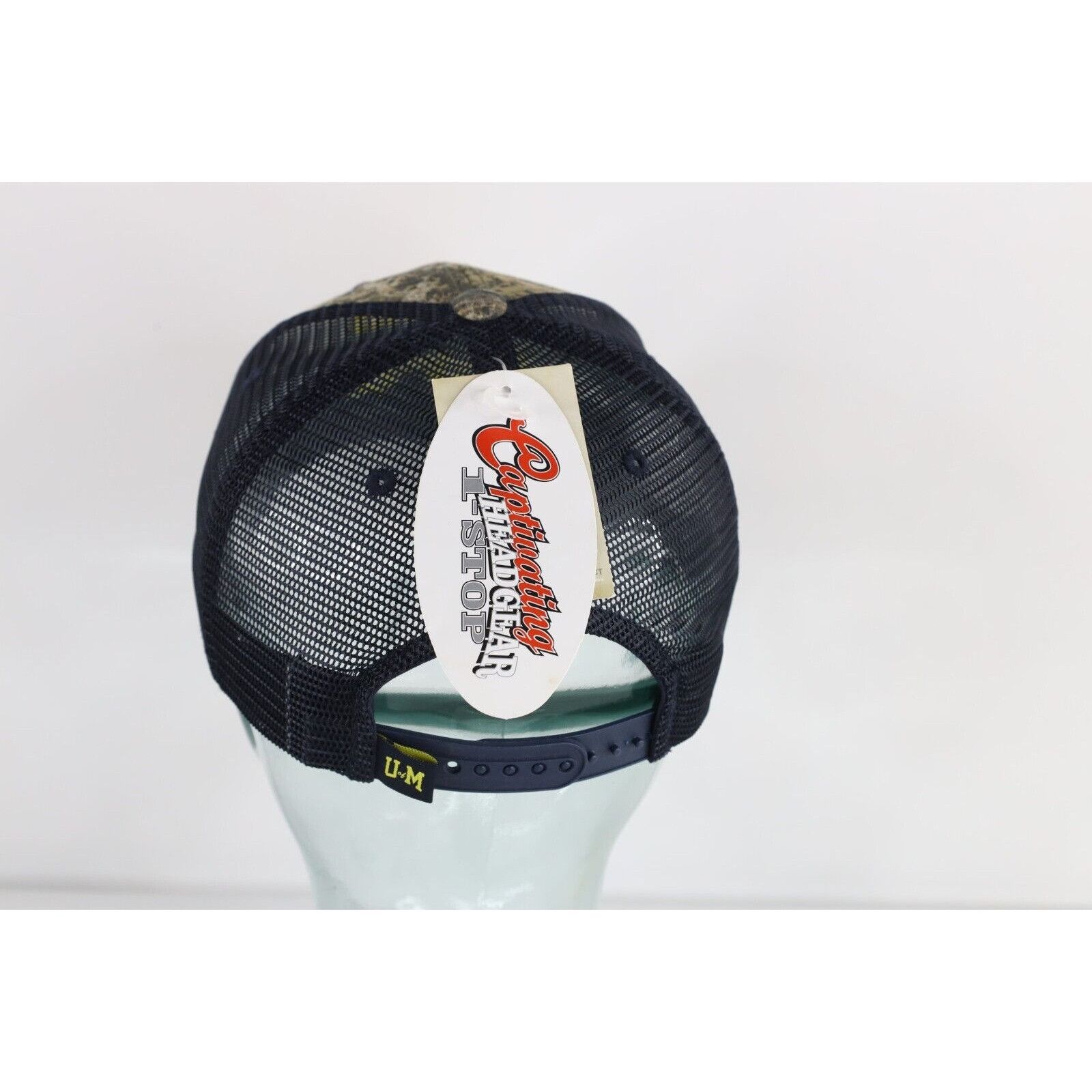 Vintage Deadstock Vintage Mossy Oak Camo University of Michigan Hat Size ONE SIZE - 4 Thumbnail