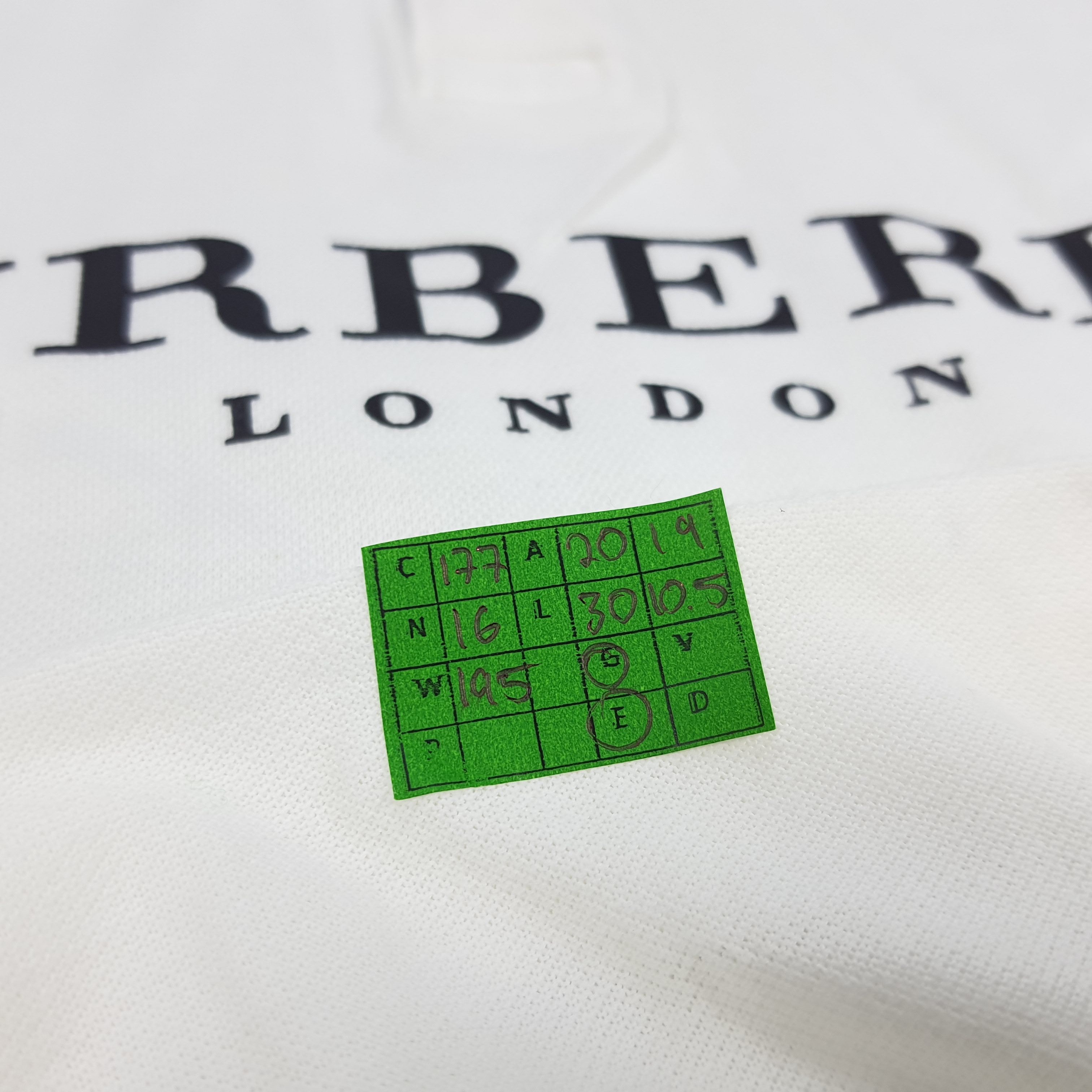 Burberry × Vintage Vintage Burberry Golf Custom Logo Polo Shirt Size US M / EU 48-50 / 2 - 9 Thumbnail