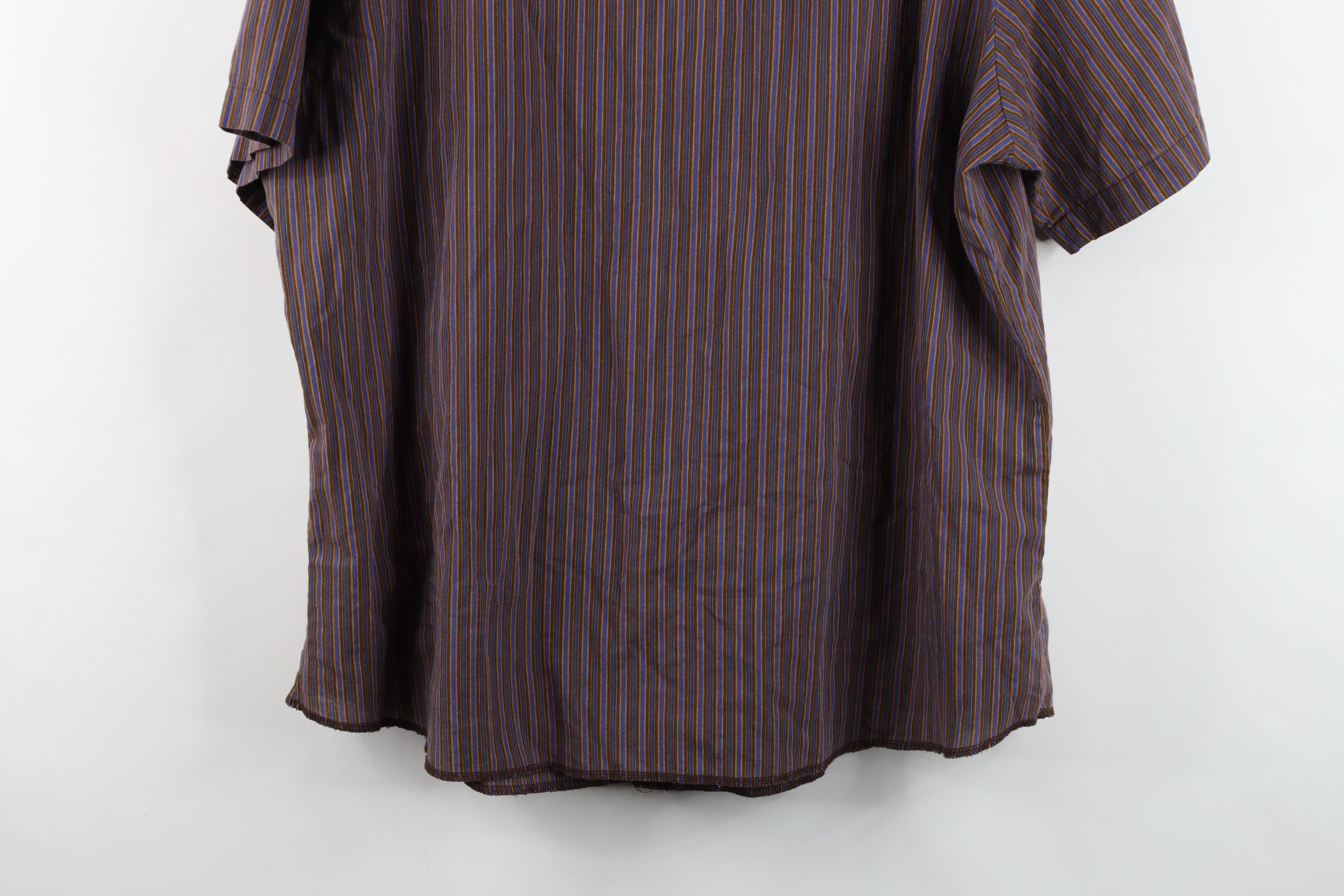 Wrangler Vintage 90s Wrangler Western Striped Cowboy Button Shirt Size US XXL / EU 58 / 5 - 9 Thumbnail