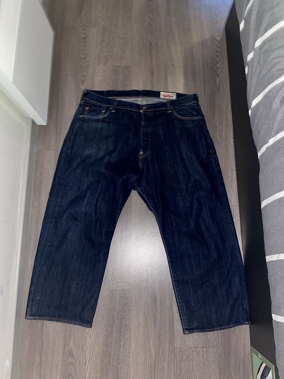 Evisu Evisu Paris Diacock Jeans (40x33) Size US 40 / EU 56 - 2 Thumbnail