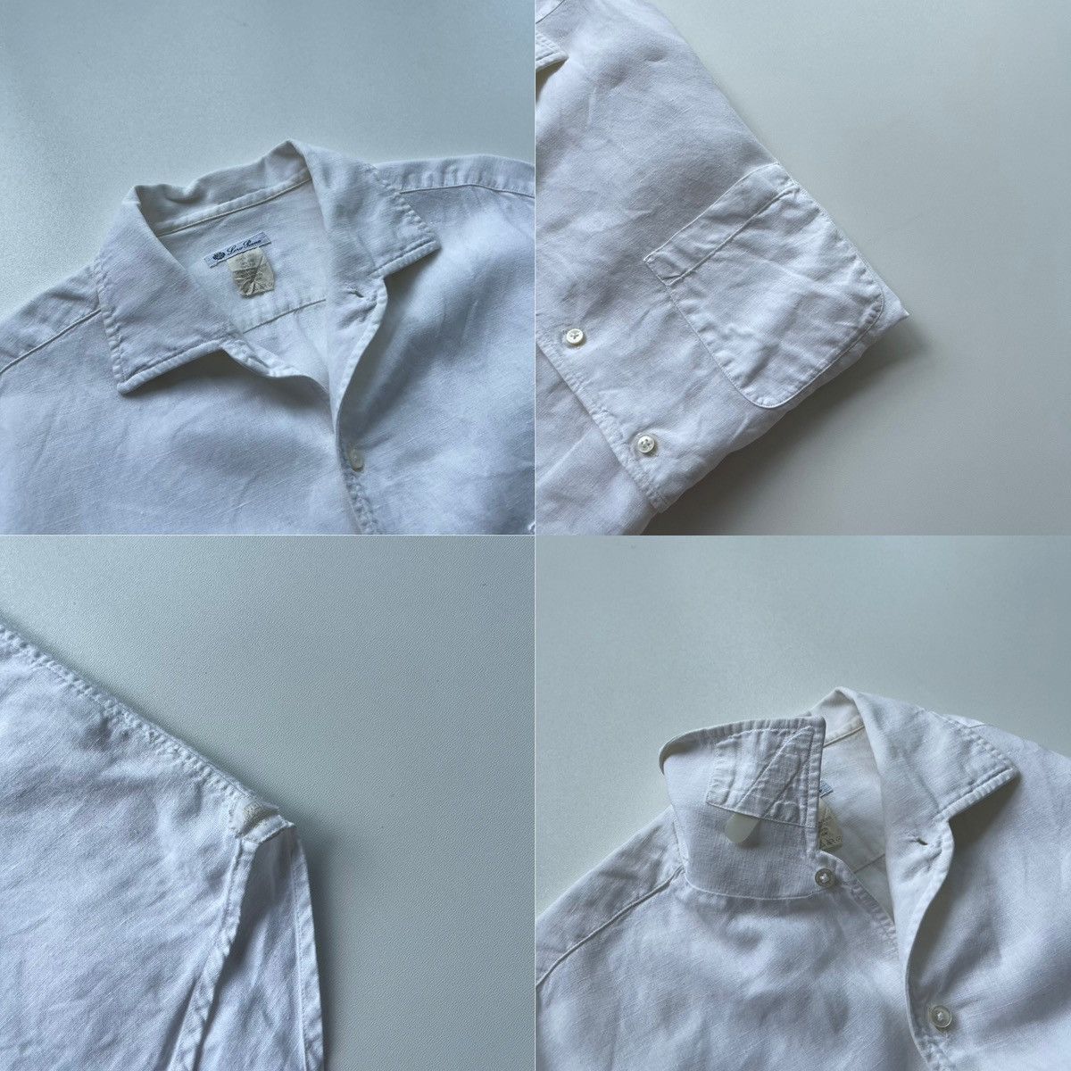 Loro Piana Loro Piana Linen Pocket Button Ups Vintage Classic Shirt Size US M / EU 48-50 / 2 - 6 Thumbnail