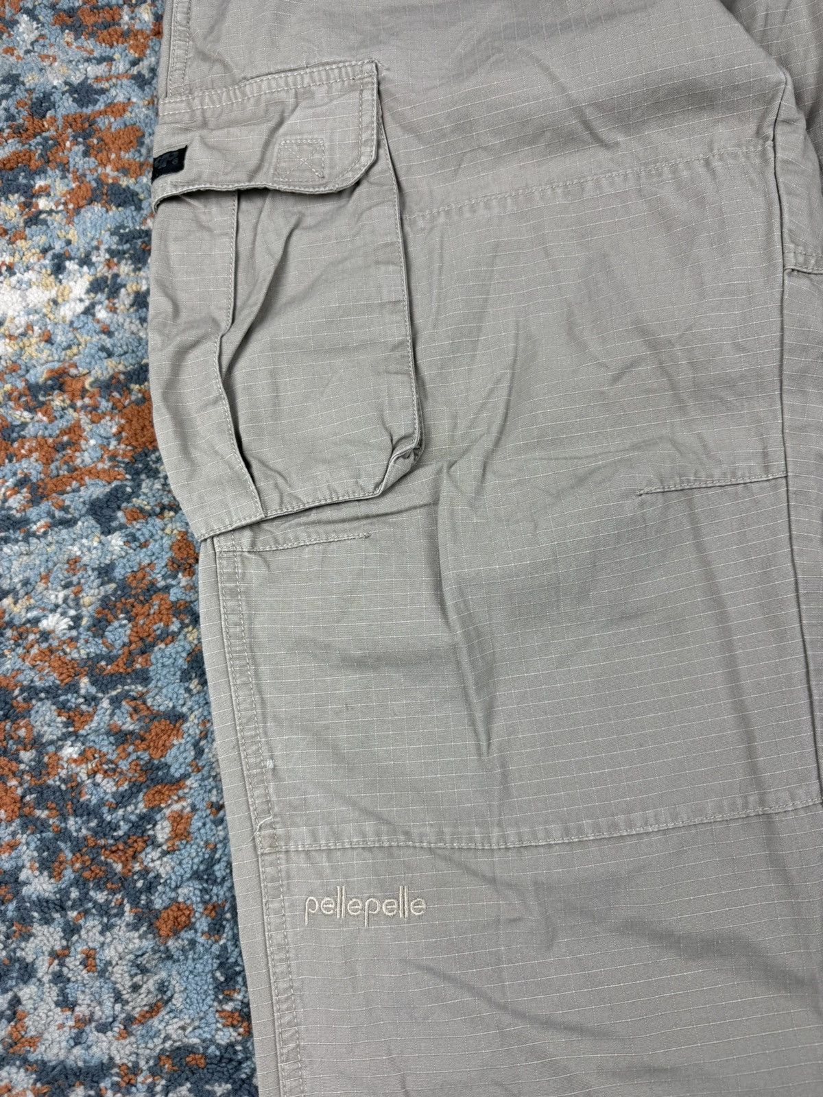 Pelle Pelle Vintage Y2K Pelle Pelle super baggy ripstop cargo pants Size US 29 - 7 Thumbnail