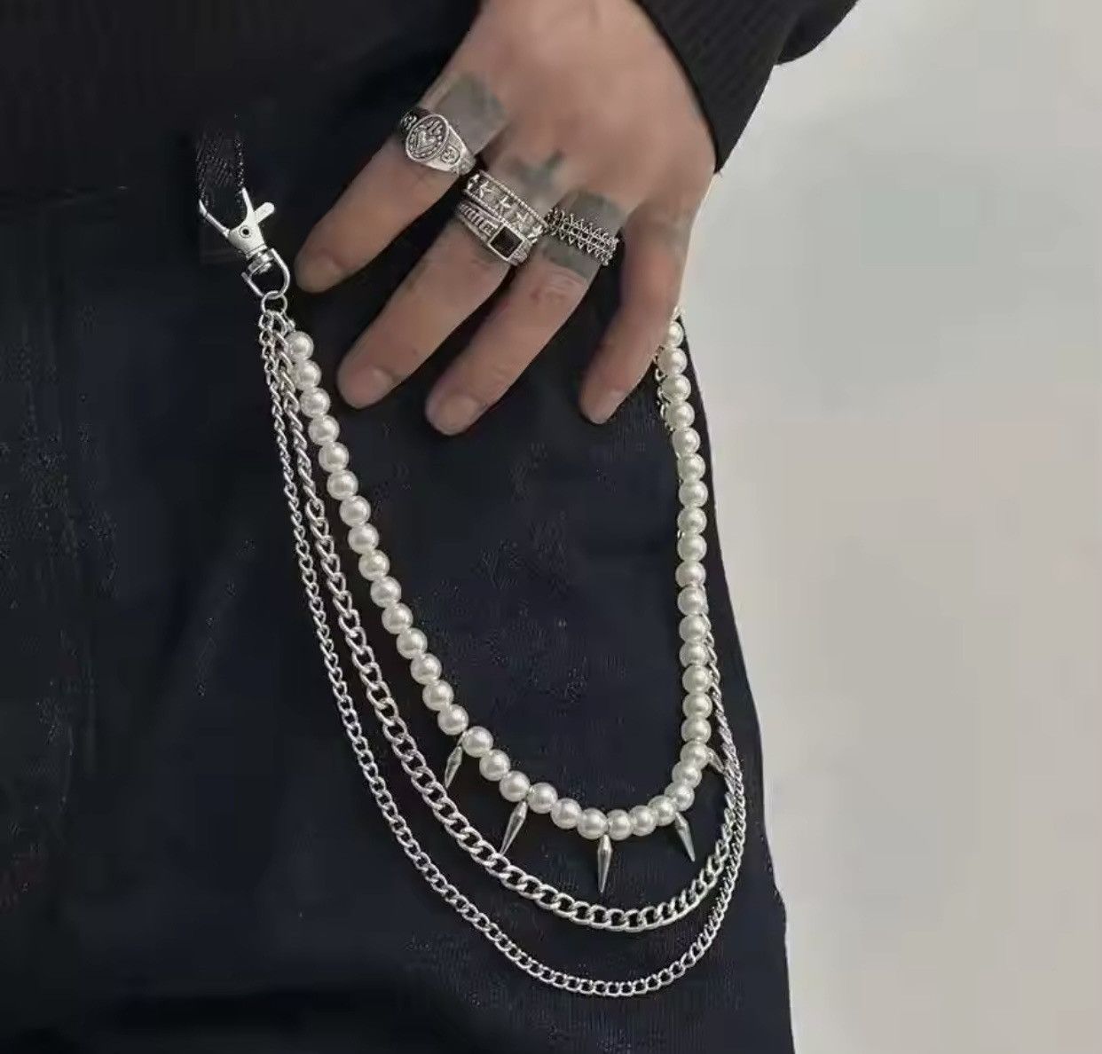 Jewelry New Jeans CCB Beaded U-shaped Waist Chain Size ONE SIZE - 3 Thumbnail