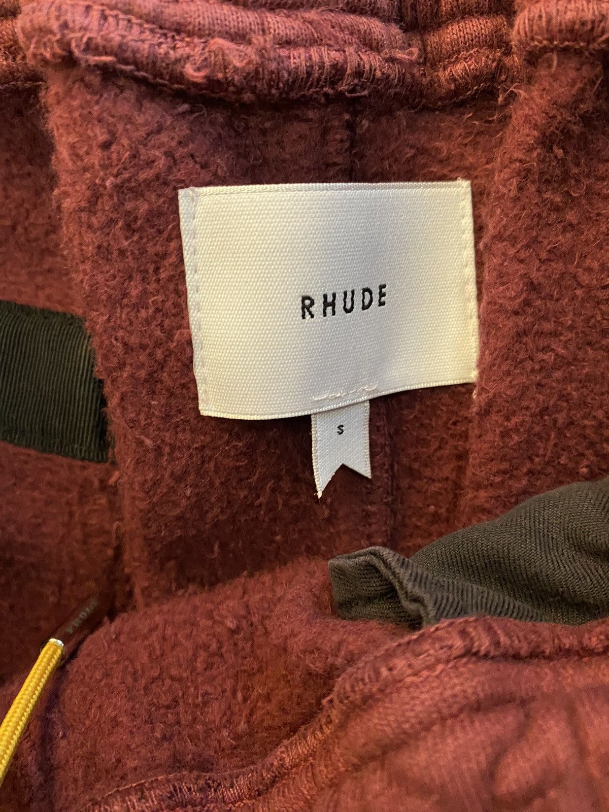 Rhude Rhude Embroidered Shorts Maroon Size US 30 / EU 46 - 2 Thumbnail