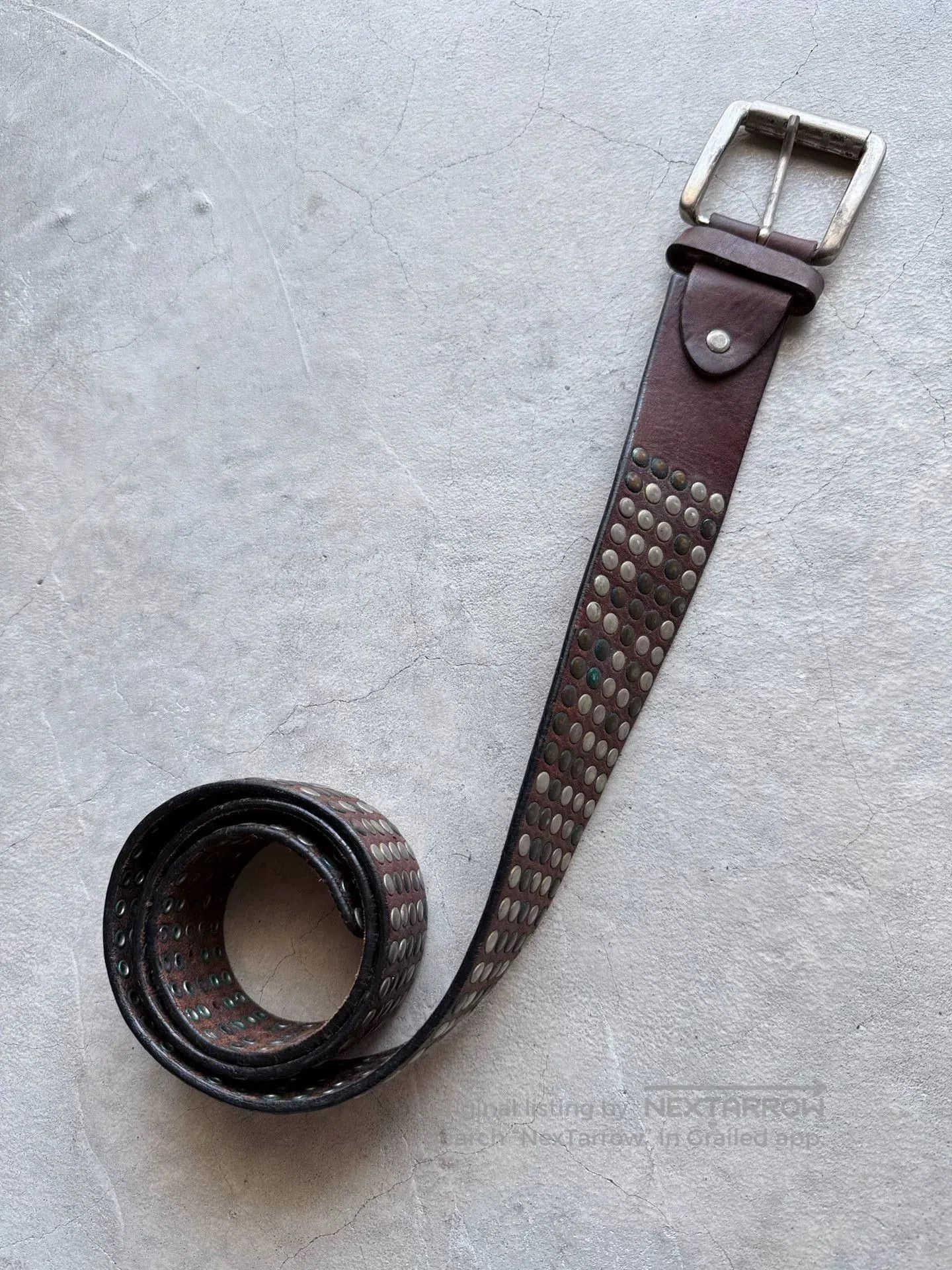 Vintage Vintage 90s Studded Leather Belt. Size ONE SIZE - 5 Thumbnail