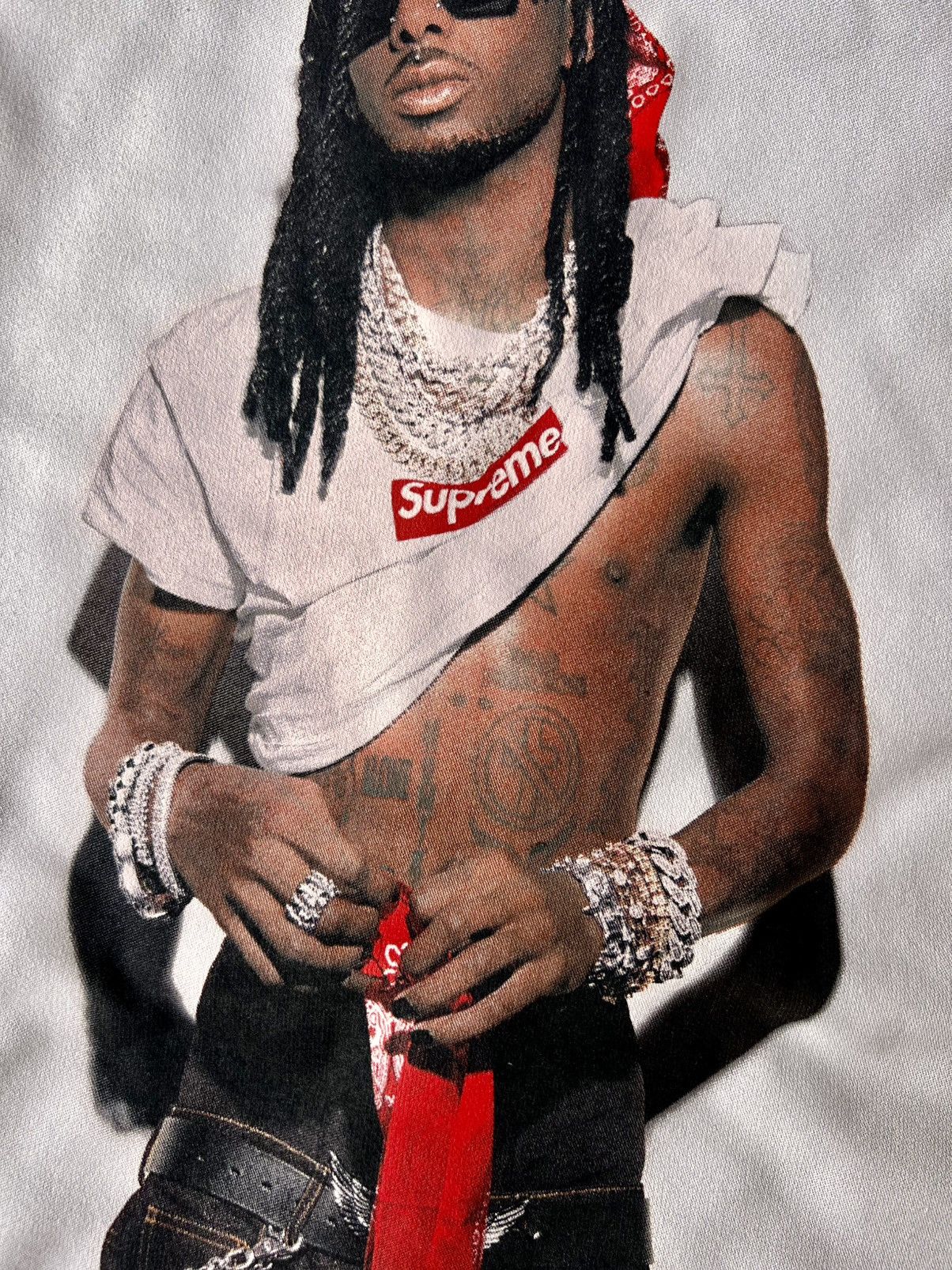 Supreme Supreme Playboi Carti Photo Tee White L tshirt rap trap Size US L / EU 52-54 / 3 - 13 Thumbnail
