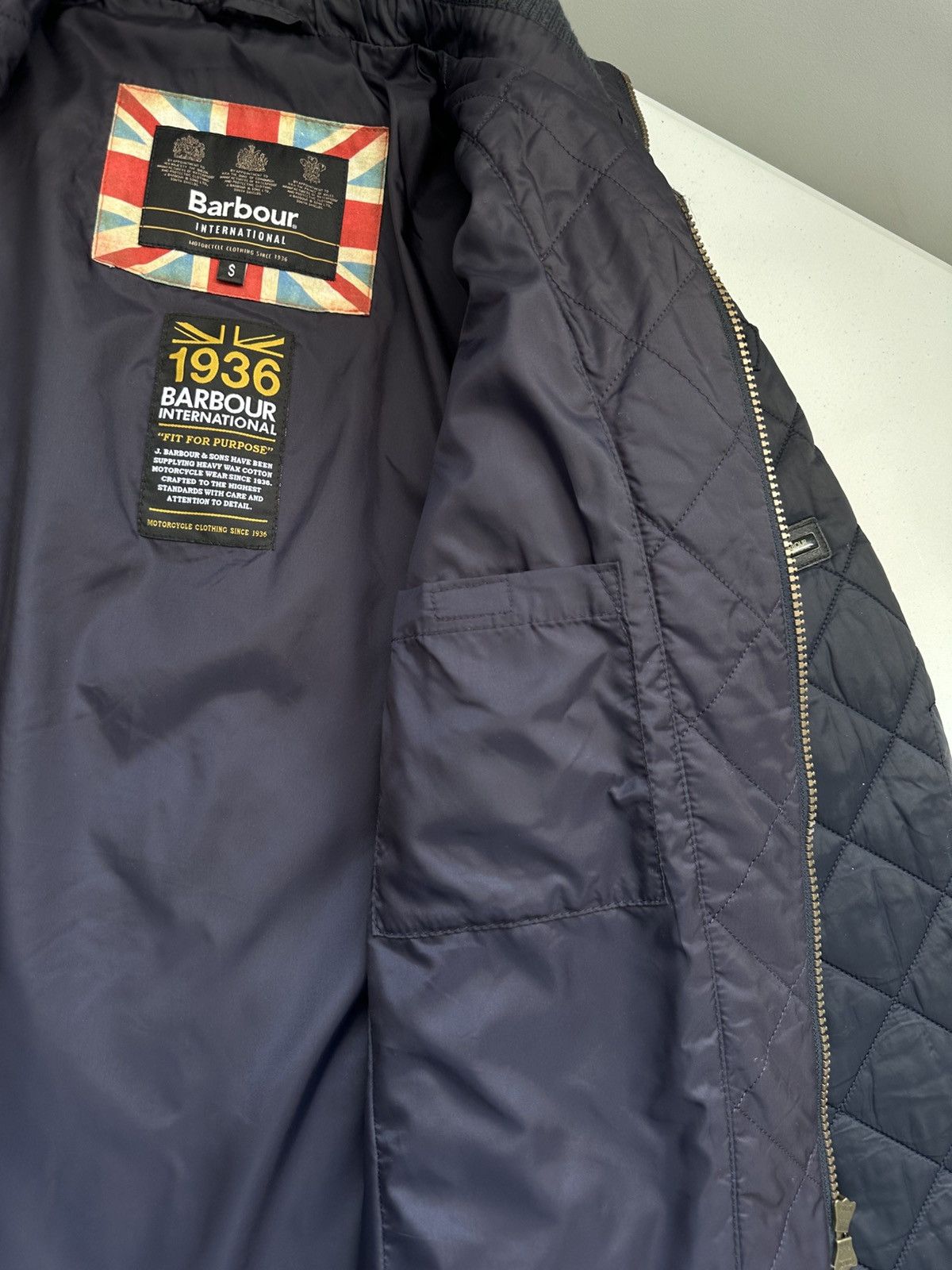 Barbour Barbour International Windshield Quilted Jacket Size US S / EU 44-46 / 1 - 14 Thumbnail