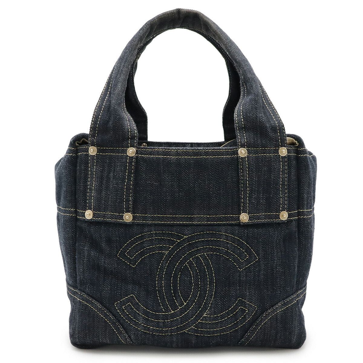 Chanel Chanel Chanel Sparkling Denim Tote Bag Denim Tote Bag A31985 DUTY FREE for USA Size ONE SIZE - 1 Thumbnail